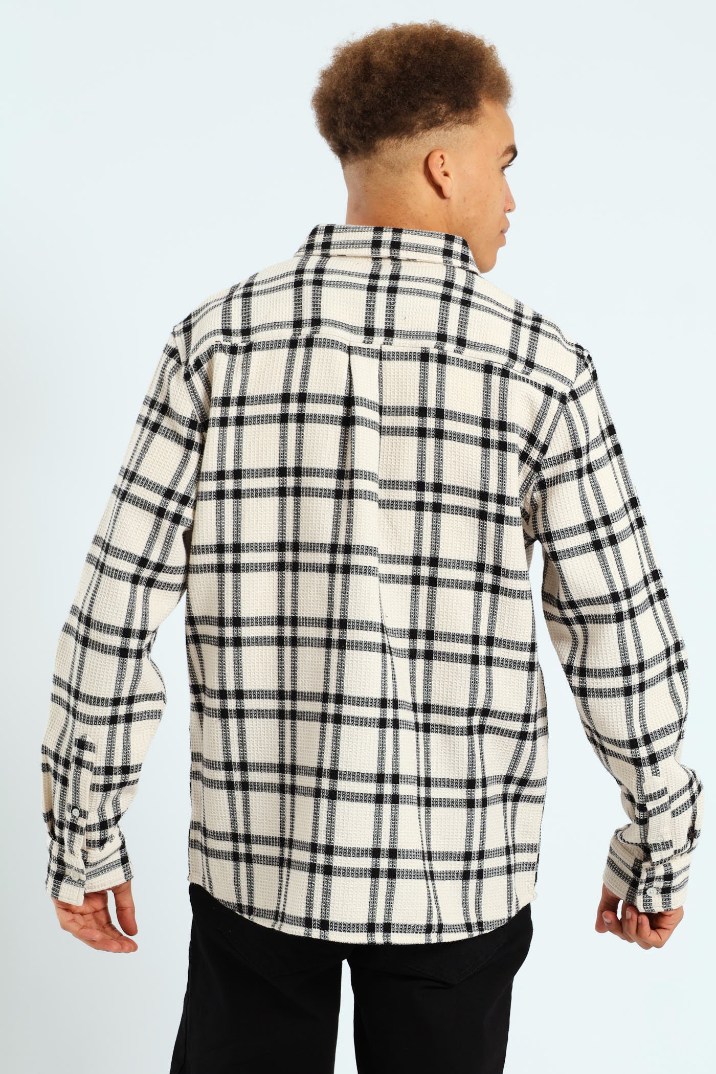 Surface Int Check Shirt - Stone - Image 4