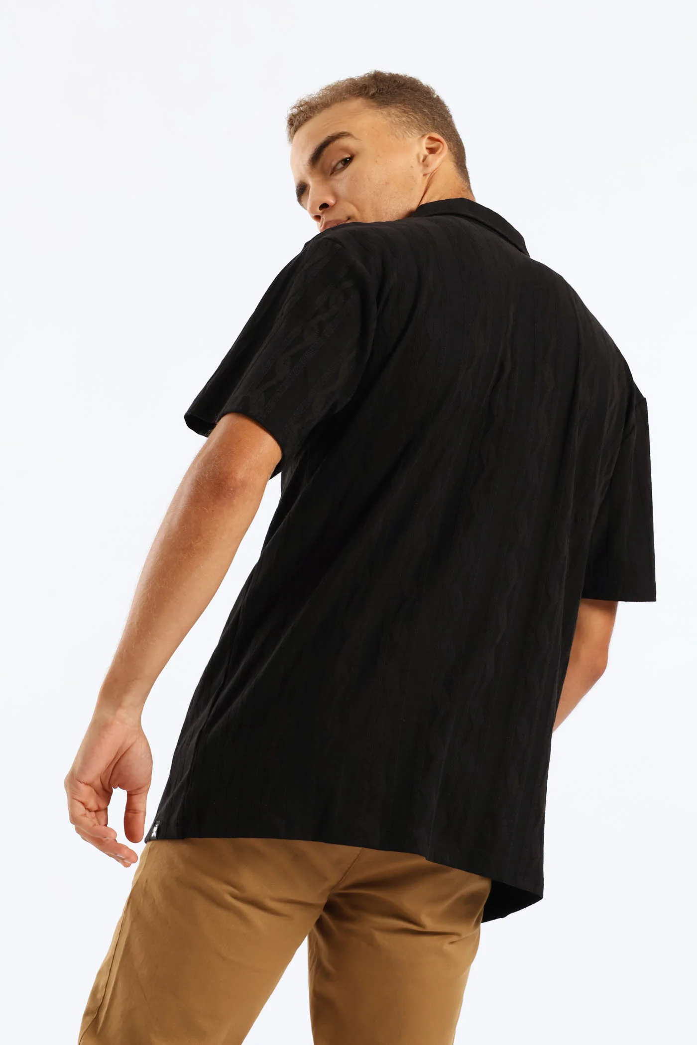 Surface Interest Shirt - Black - Image 2