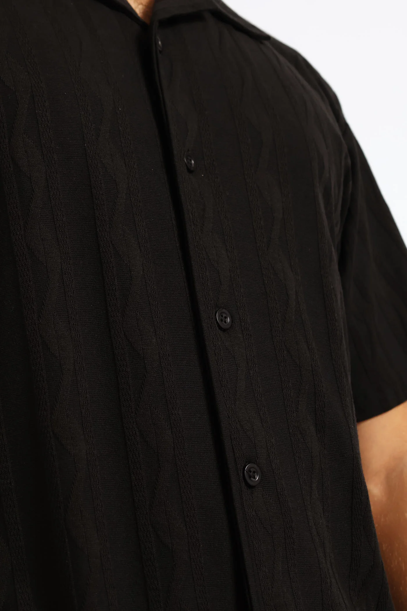 Surface Interest Shirt - Black - Image 5