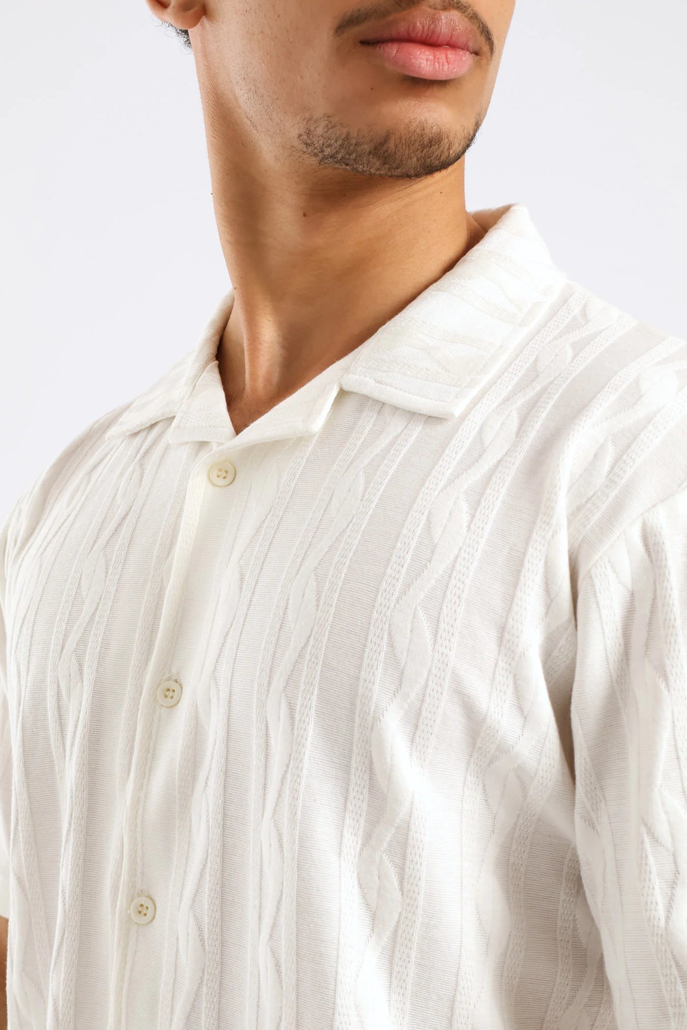 Surface Interest Shirt - Off White - Image 2
