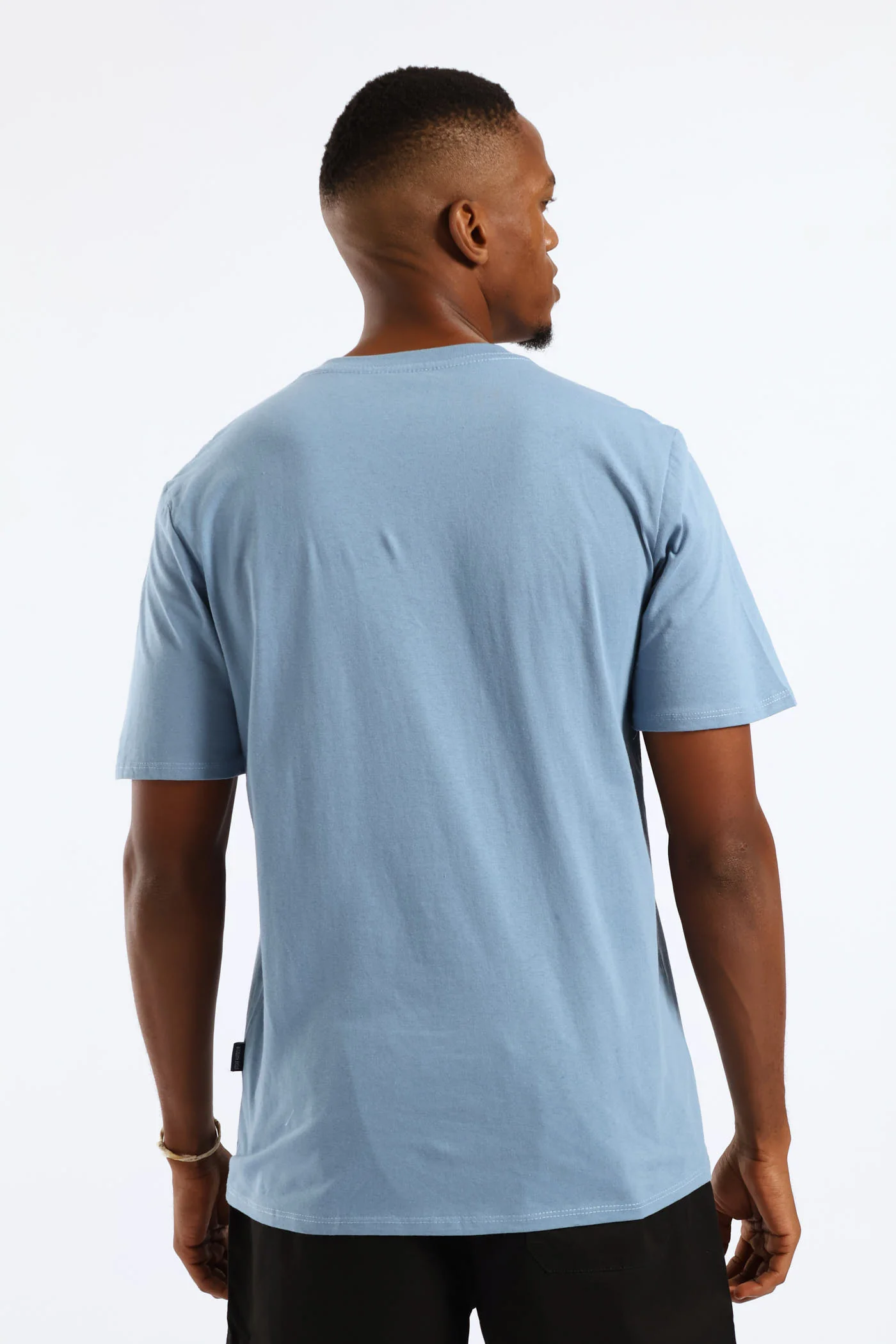 Surfboard Camper Van Tee - Steel Blue - Image 5
