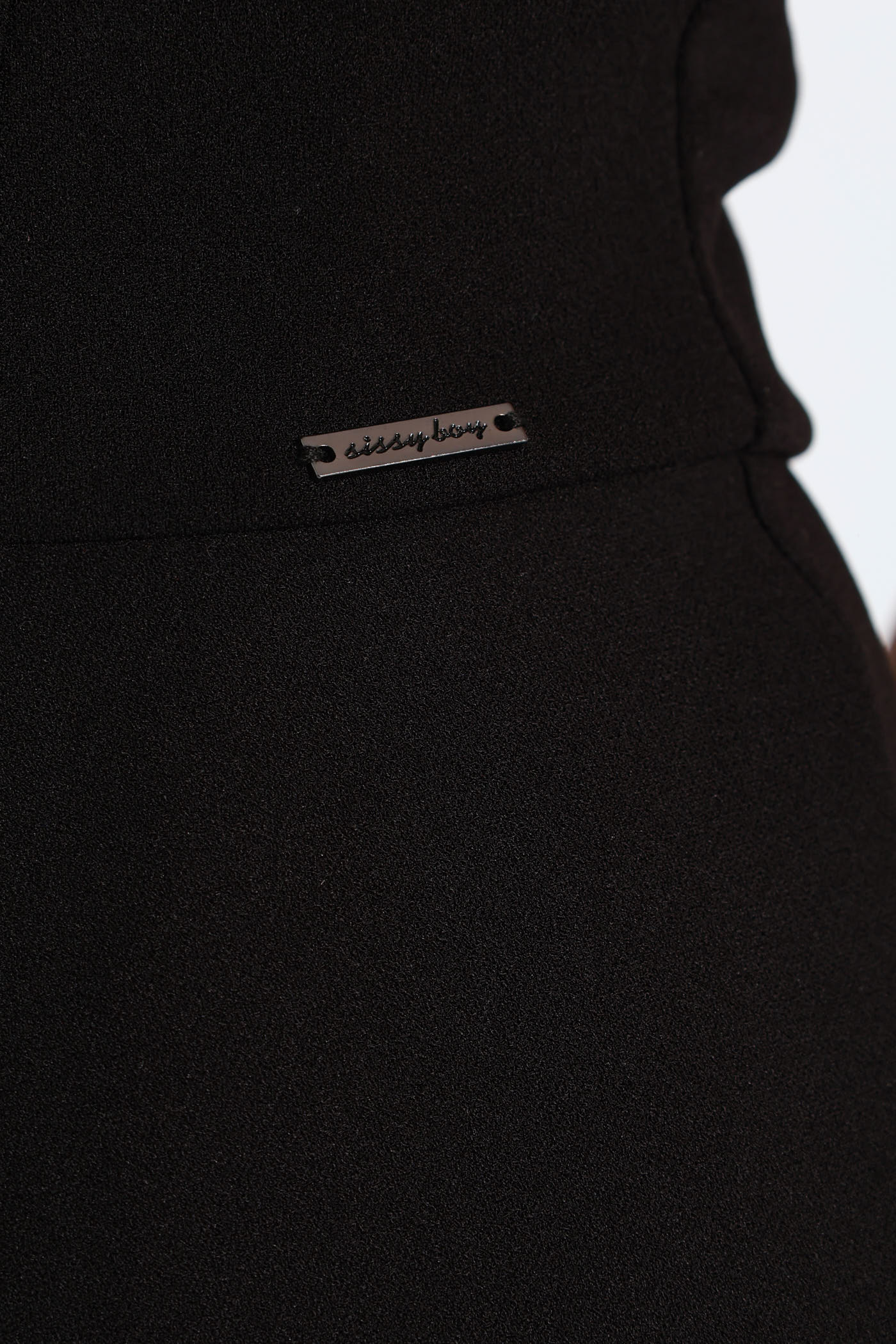 Sweetheart Neckline Mini Skater Dress - Black - Image 5