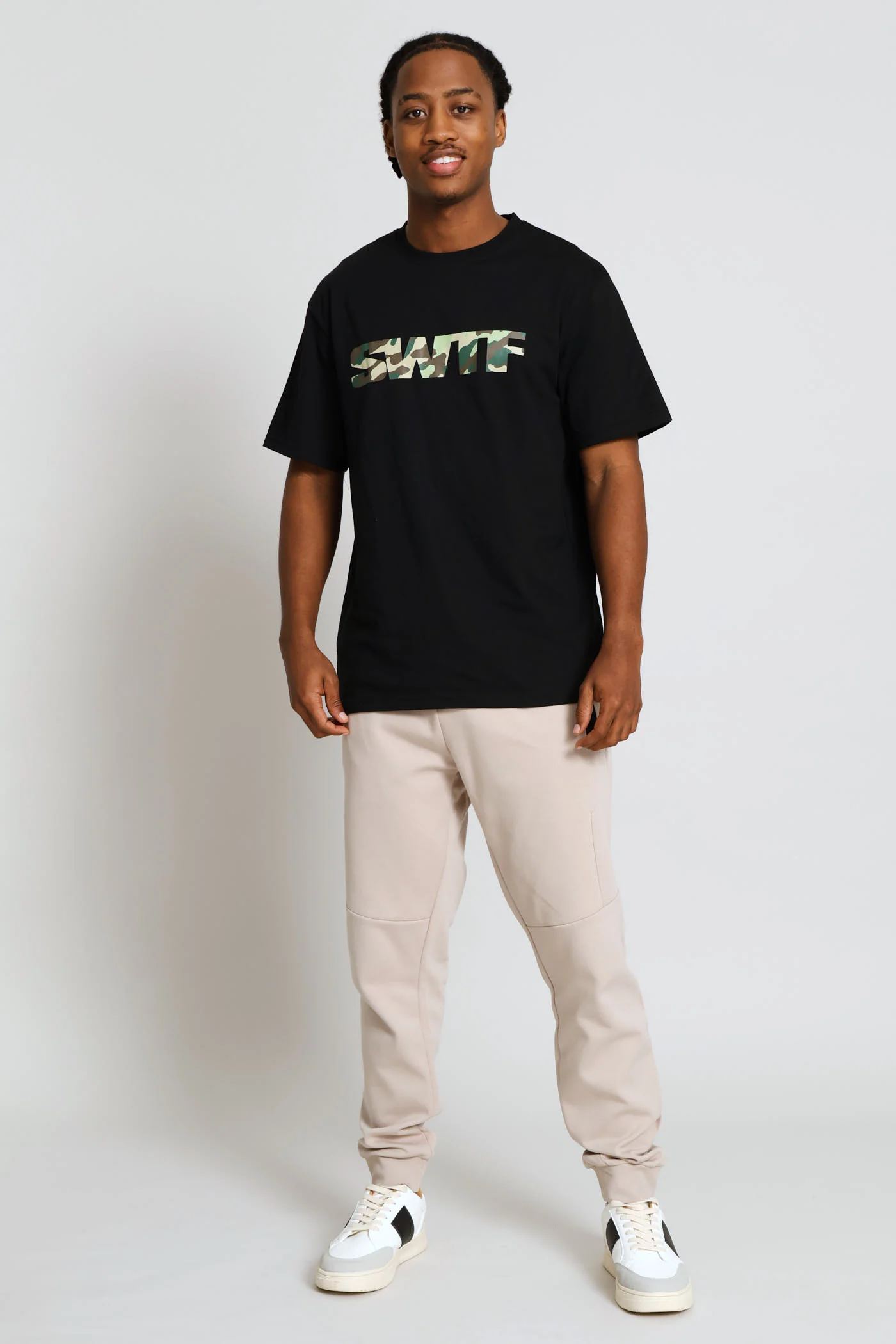 Swft Camo Tee - Black - Image 5