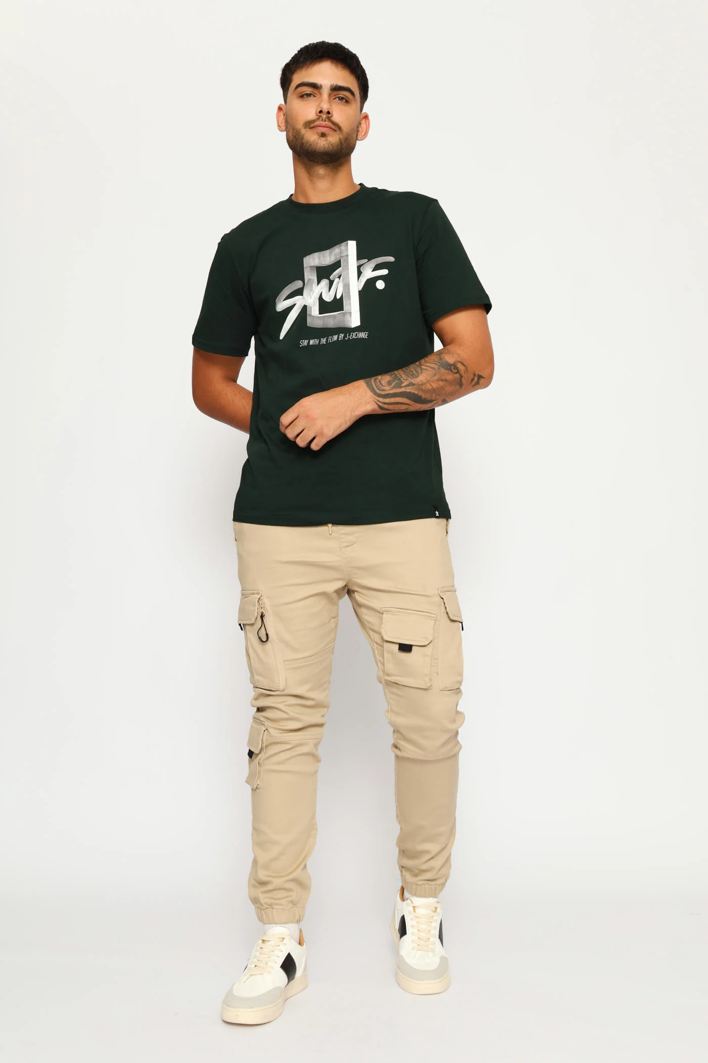 Swft Print Tee - Green - Image 6