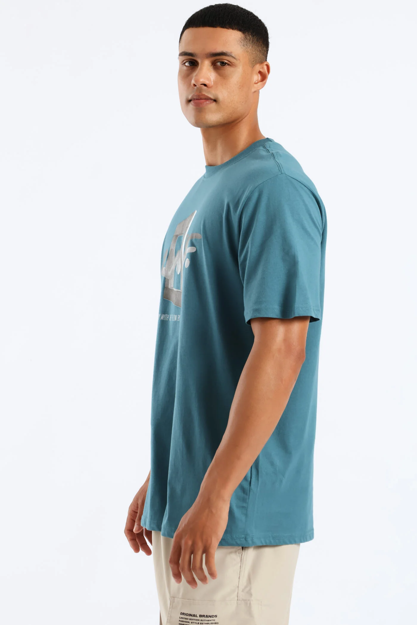 Swift Photographic Print Tee - Teal - Image 3