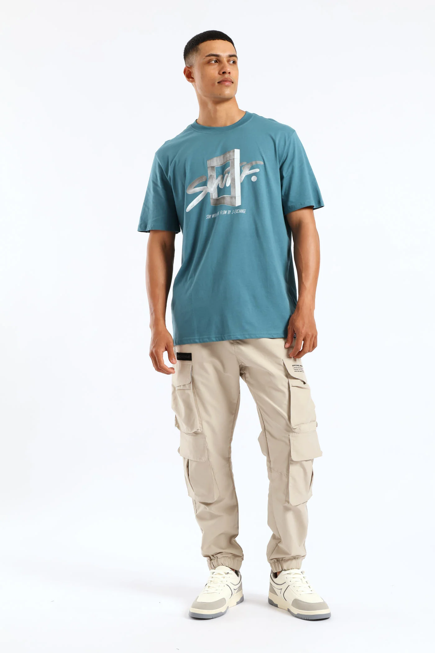 Swift Photographic Print Tee - Teal - Image 5