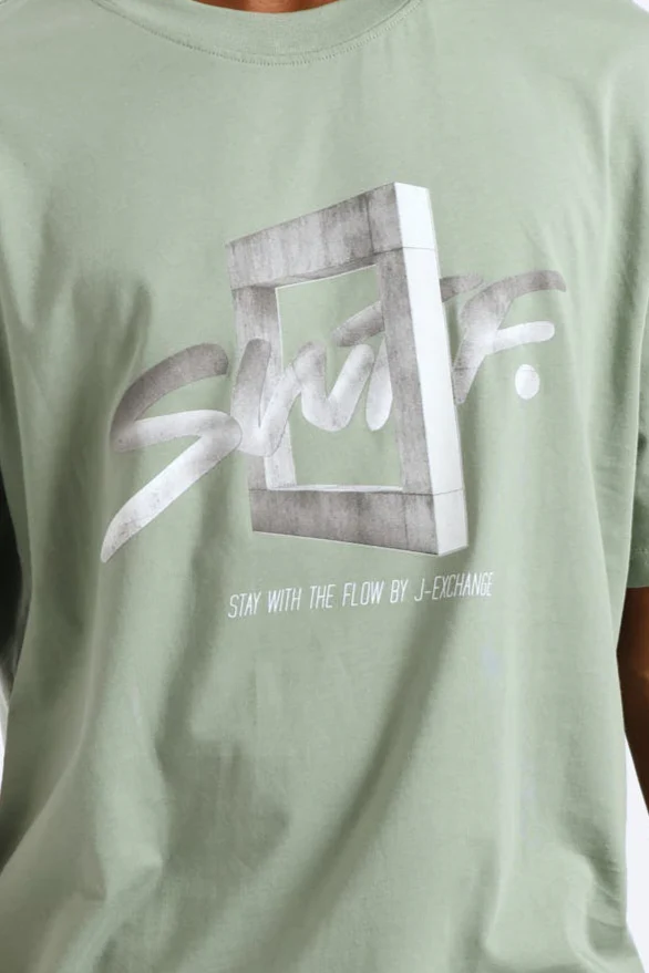 Swift Print Tee - Green - Image 2