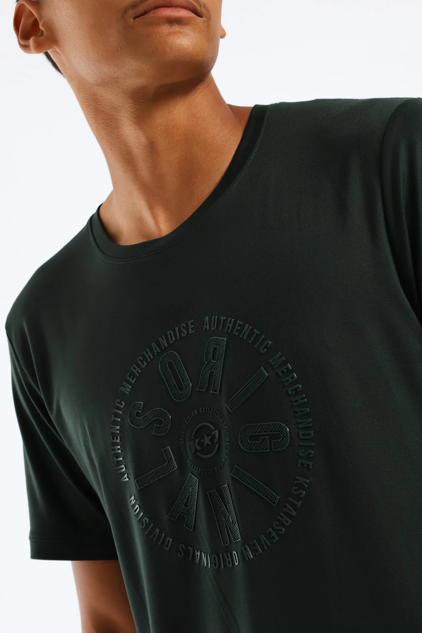 Switch Tee - Olive - Image 2