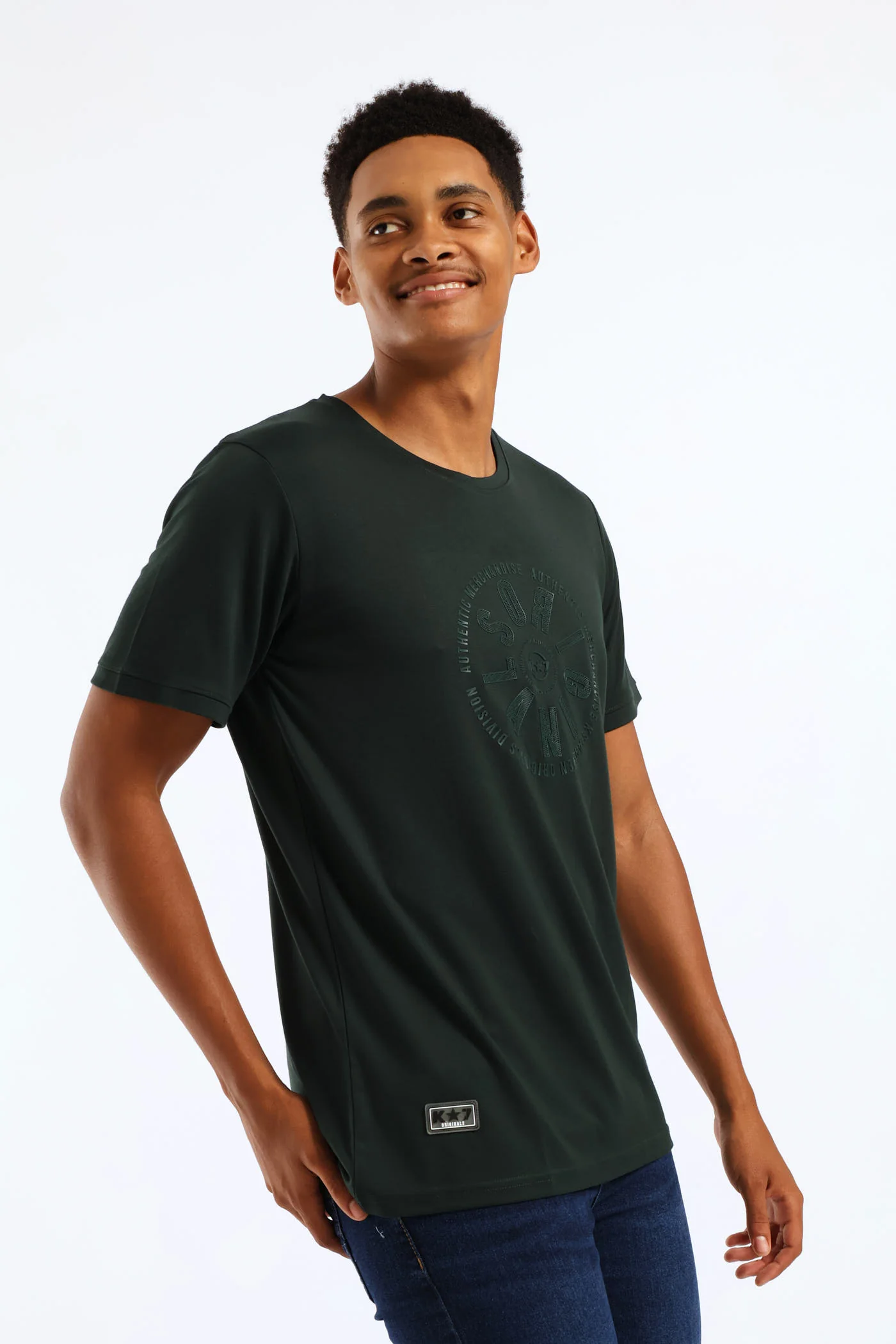 Switch Tee - Olive - Image 4