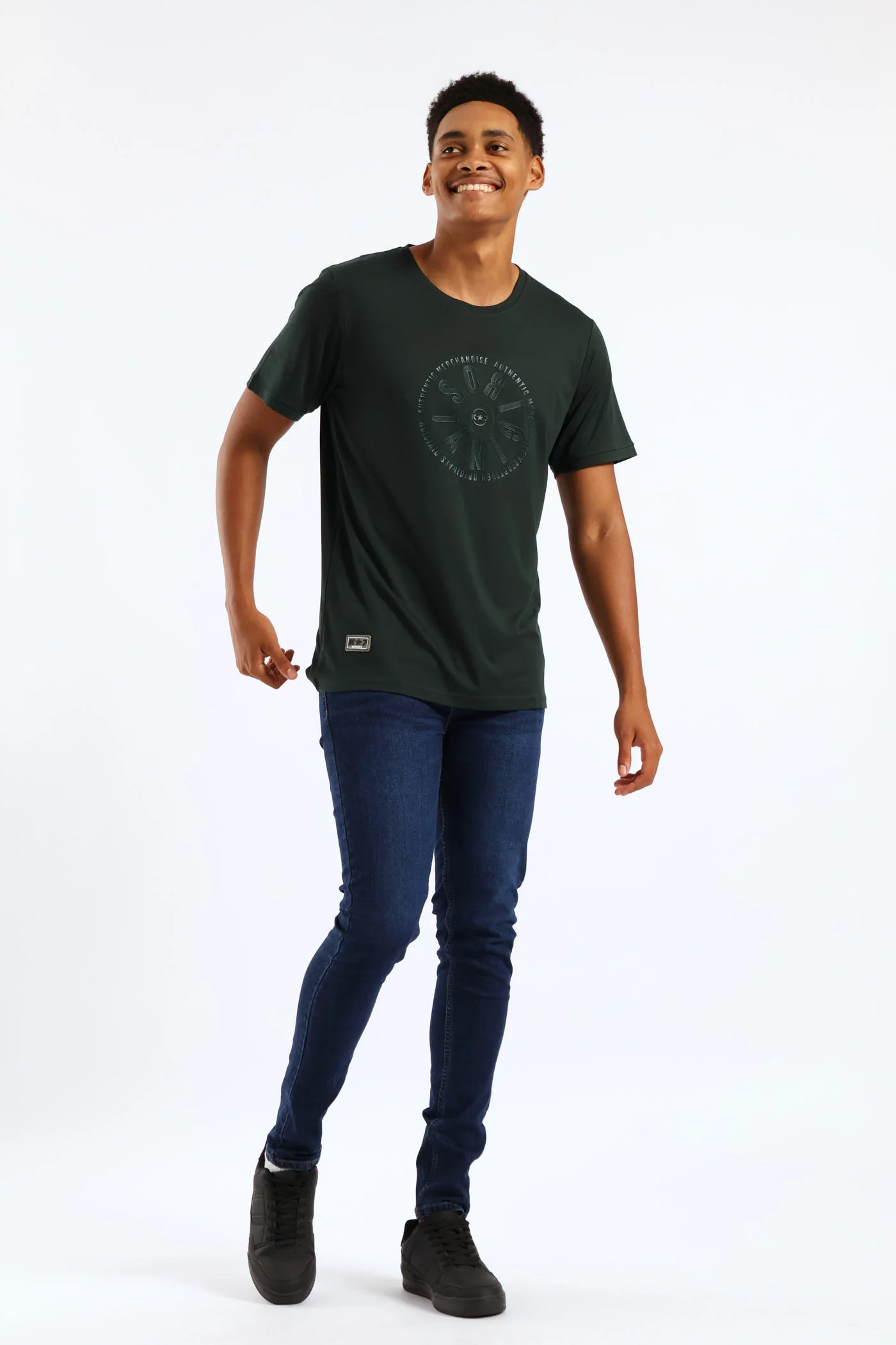Switch Tee - Olive - Image 5