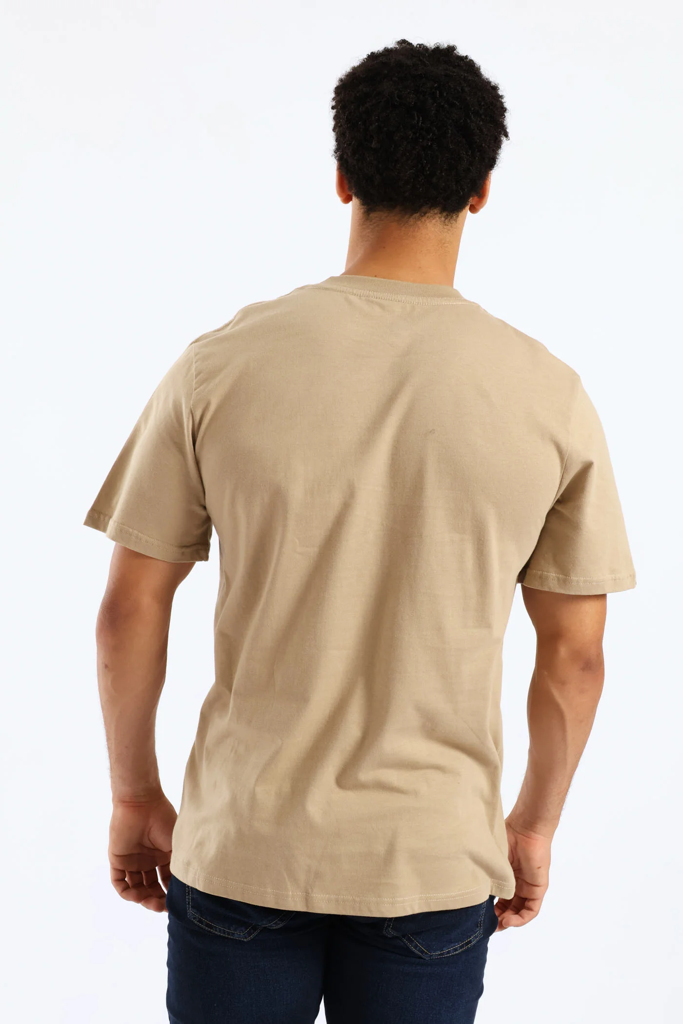 Swtf Uc Hd Shimmer Front Print Tee - Taupe - Image 3