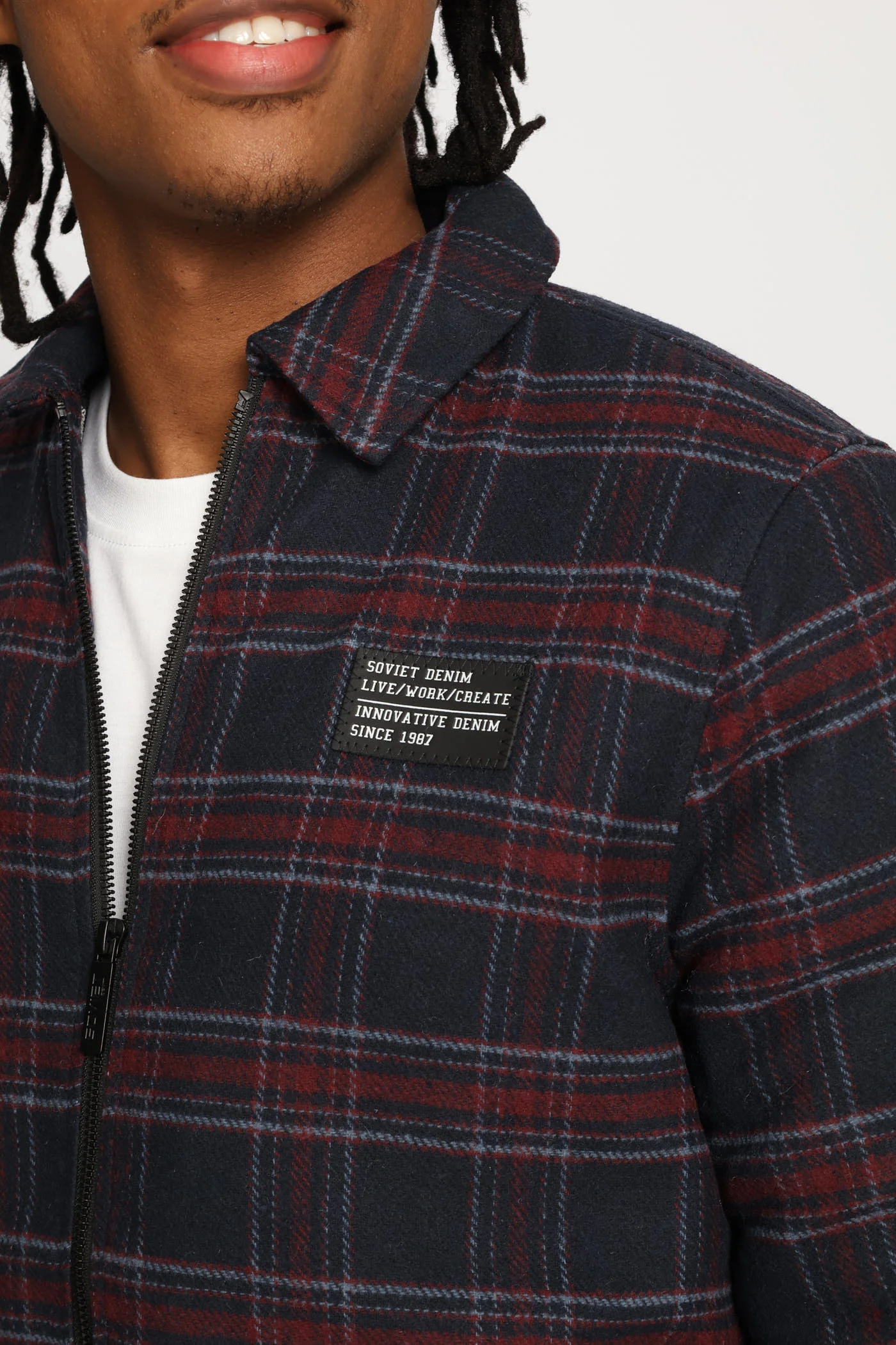 Sylas Shacket - Black/Red - Image 2