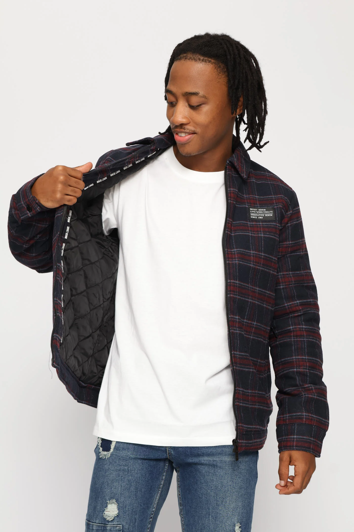 Sylas Shacket - Black/Red - Image 7