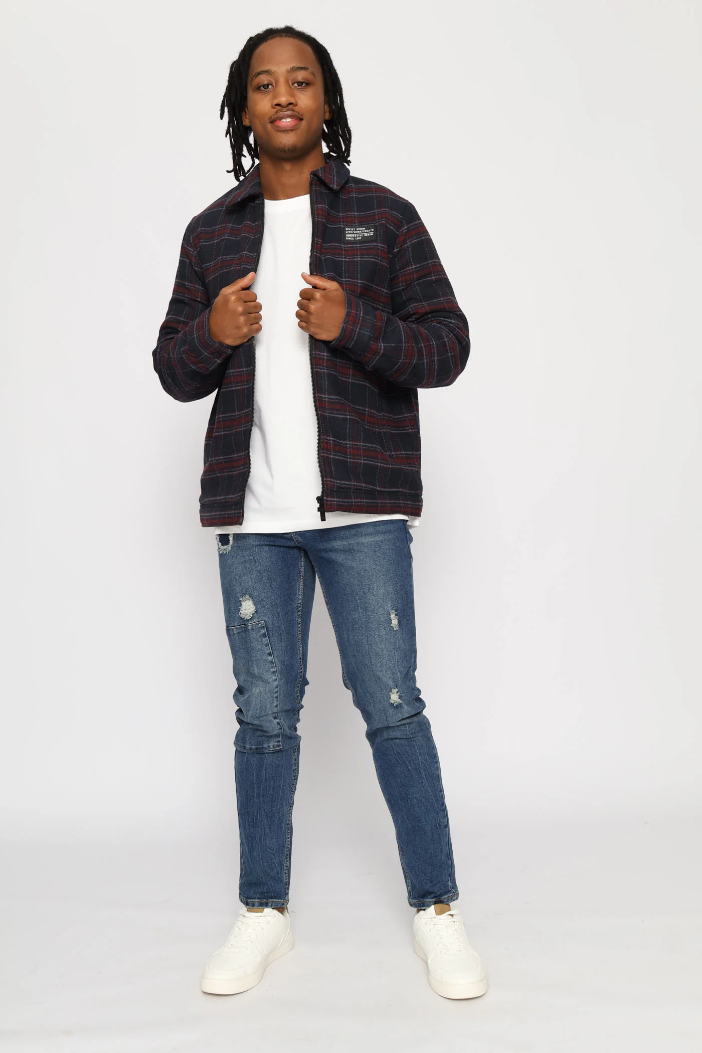 Sylas Shacket - Black/Red - Image 8