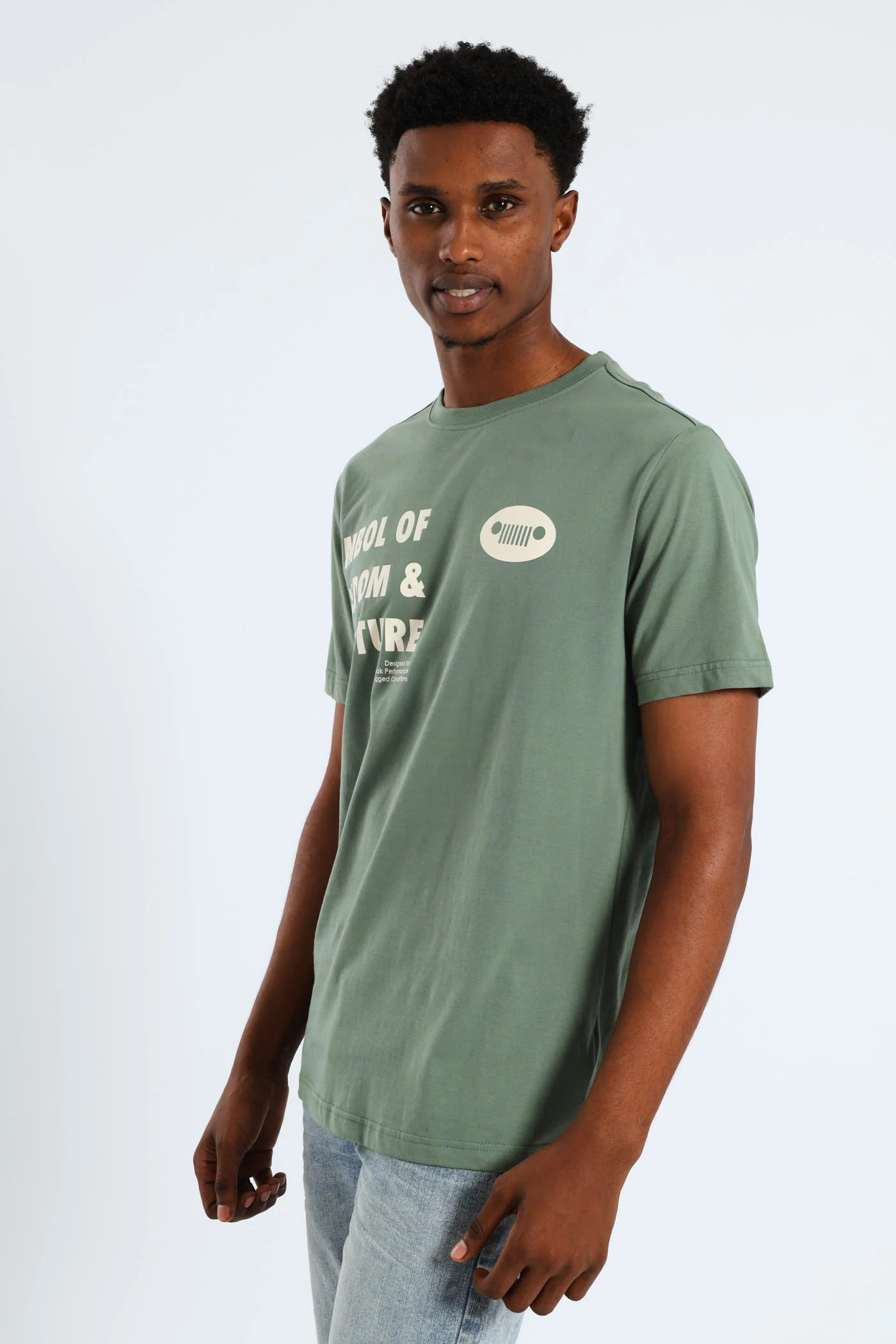 Symbol Of Graphic Tee - Green - Image 3