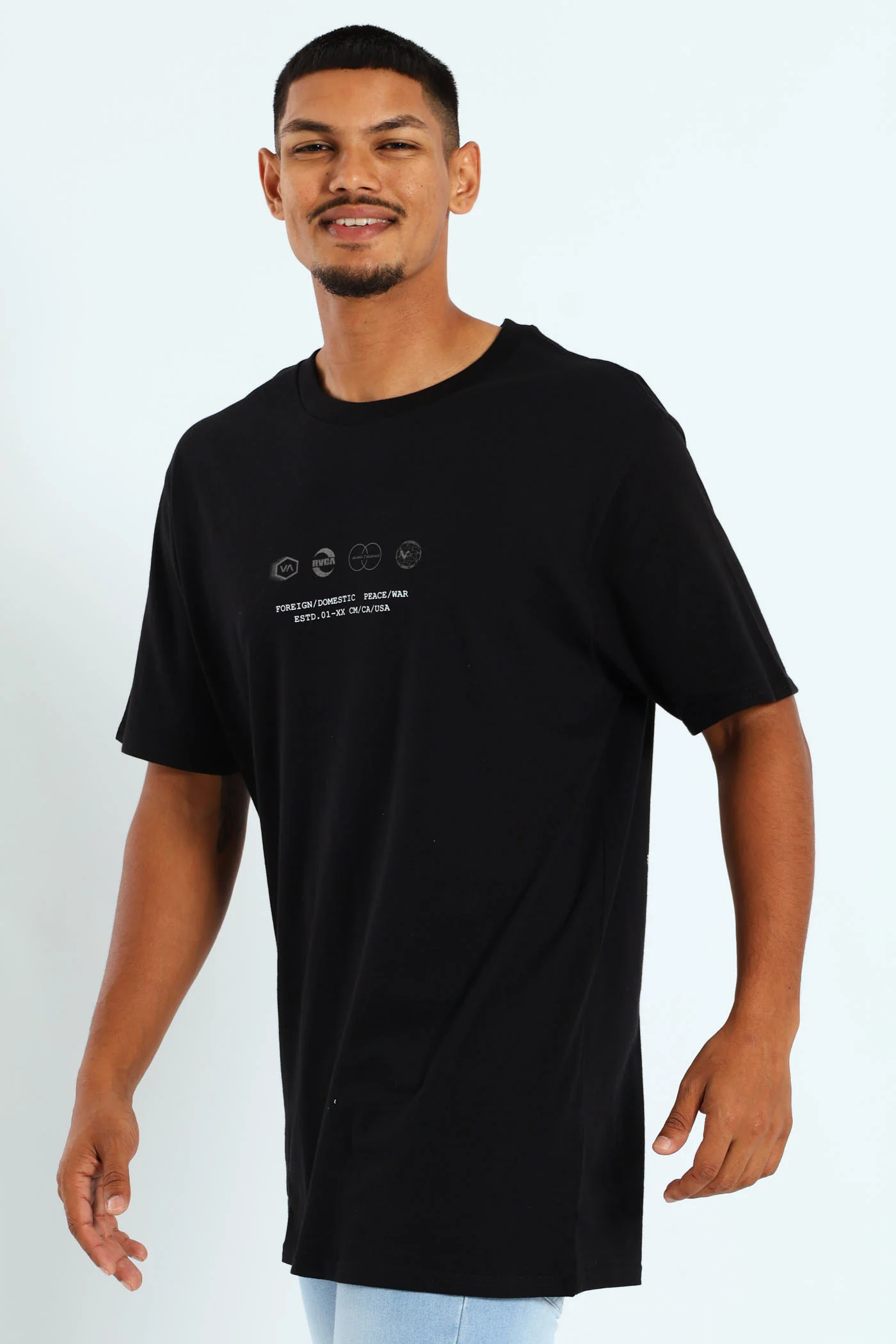 Symbol Stacks Tee - Black - Image 3