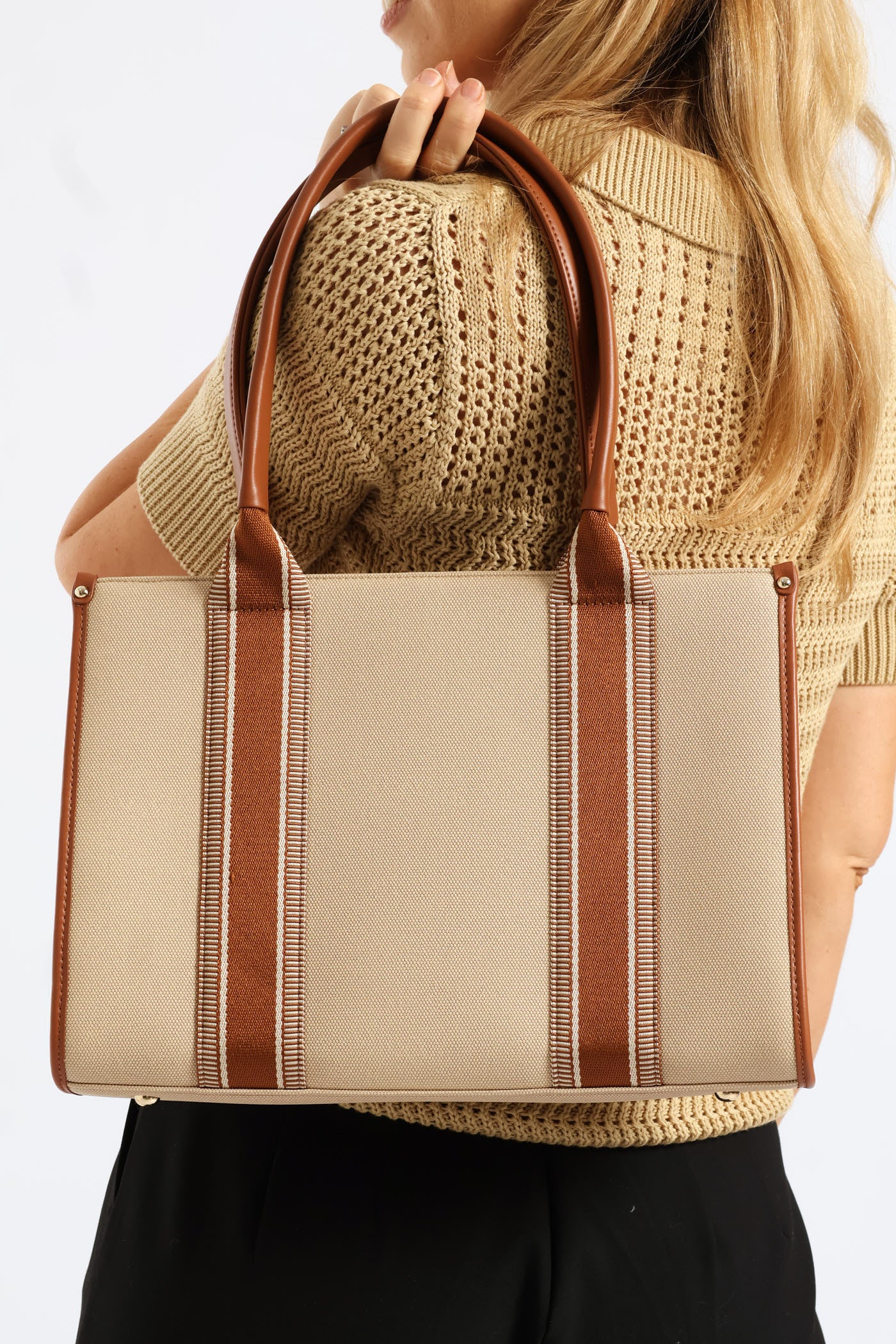 Tahiti Tote Bag - Tan - Image 2
