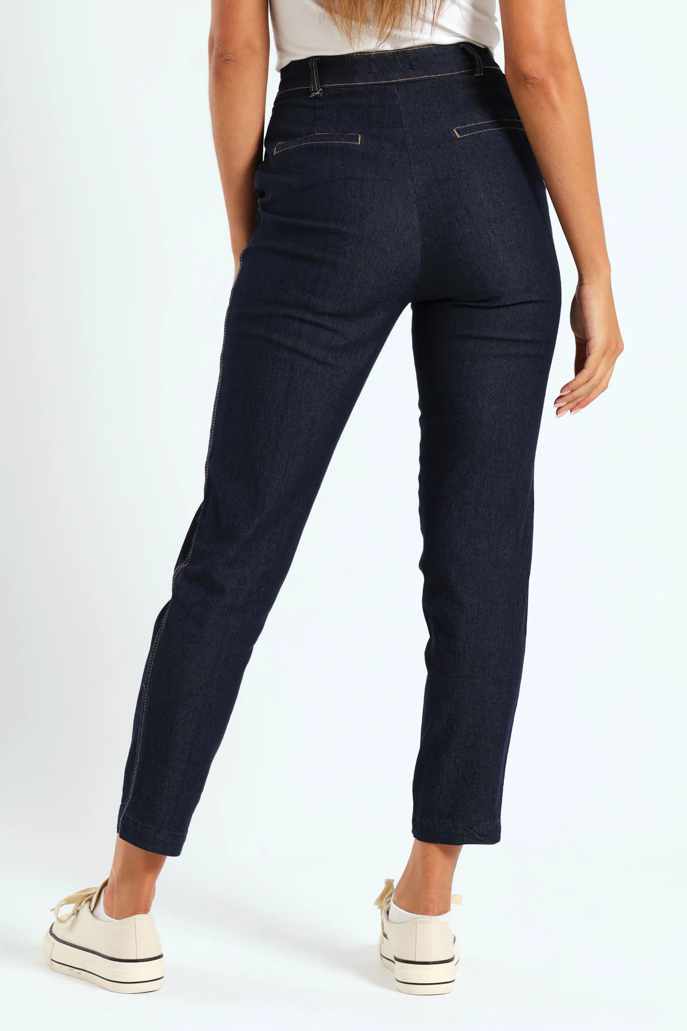 Tailored Slimleg Jean - Dark Wash - Image 2