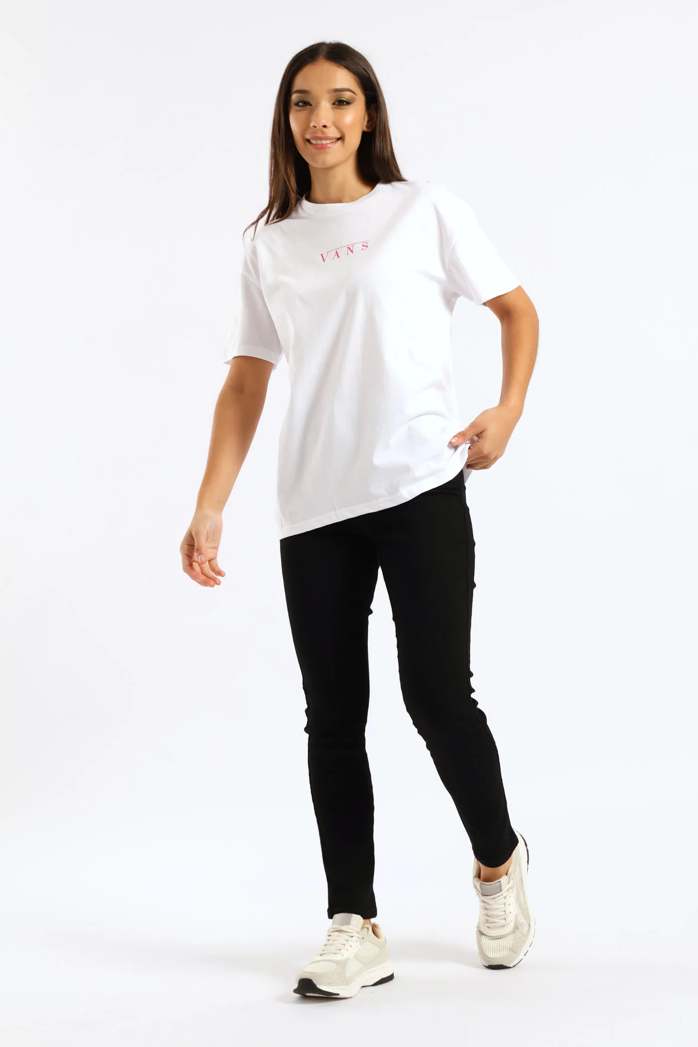 Talk Talk Oversized Tee - White - Image 5