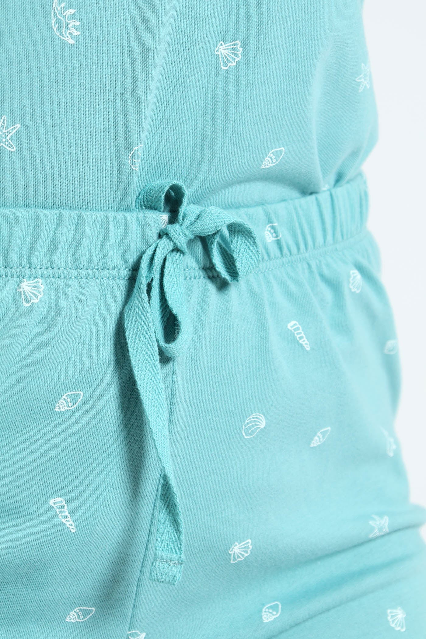 Tank & Short Sleep Set - Aqua - Image 4