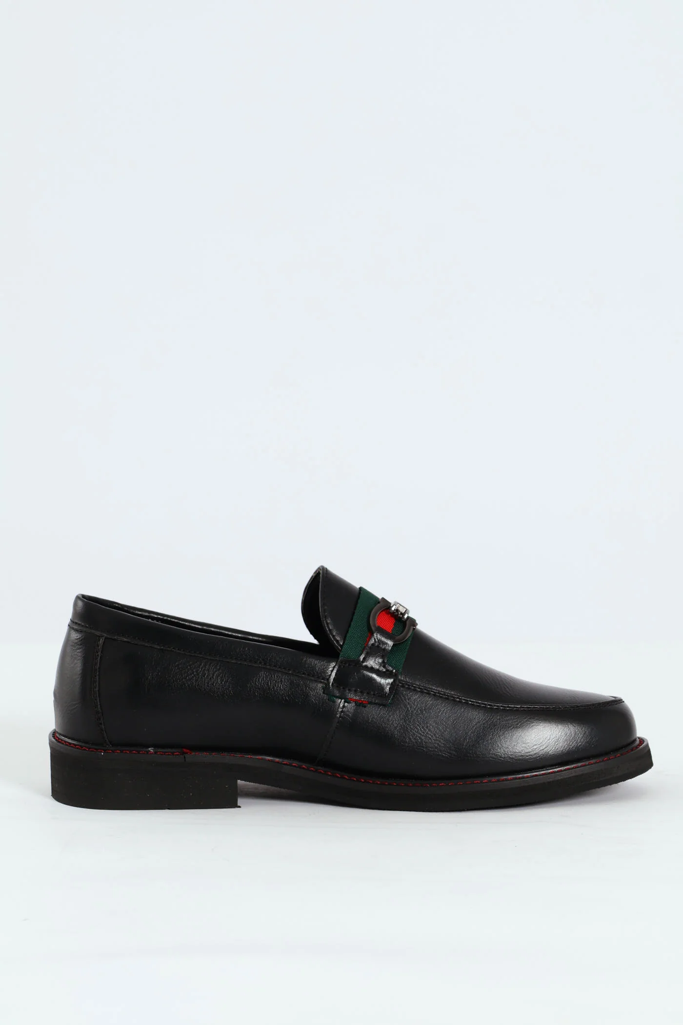 Tape & Trim Upper Detail Slip On Formal Shoe  - Black - Image 5