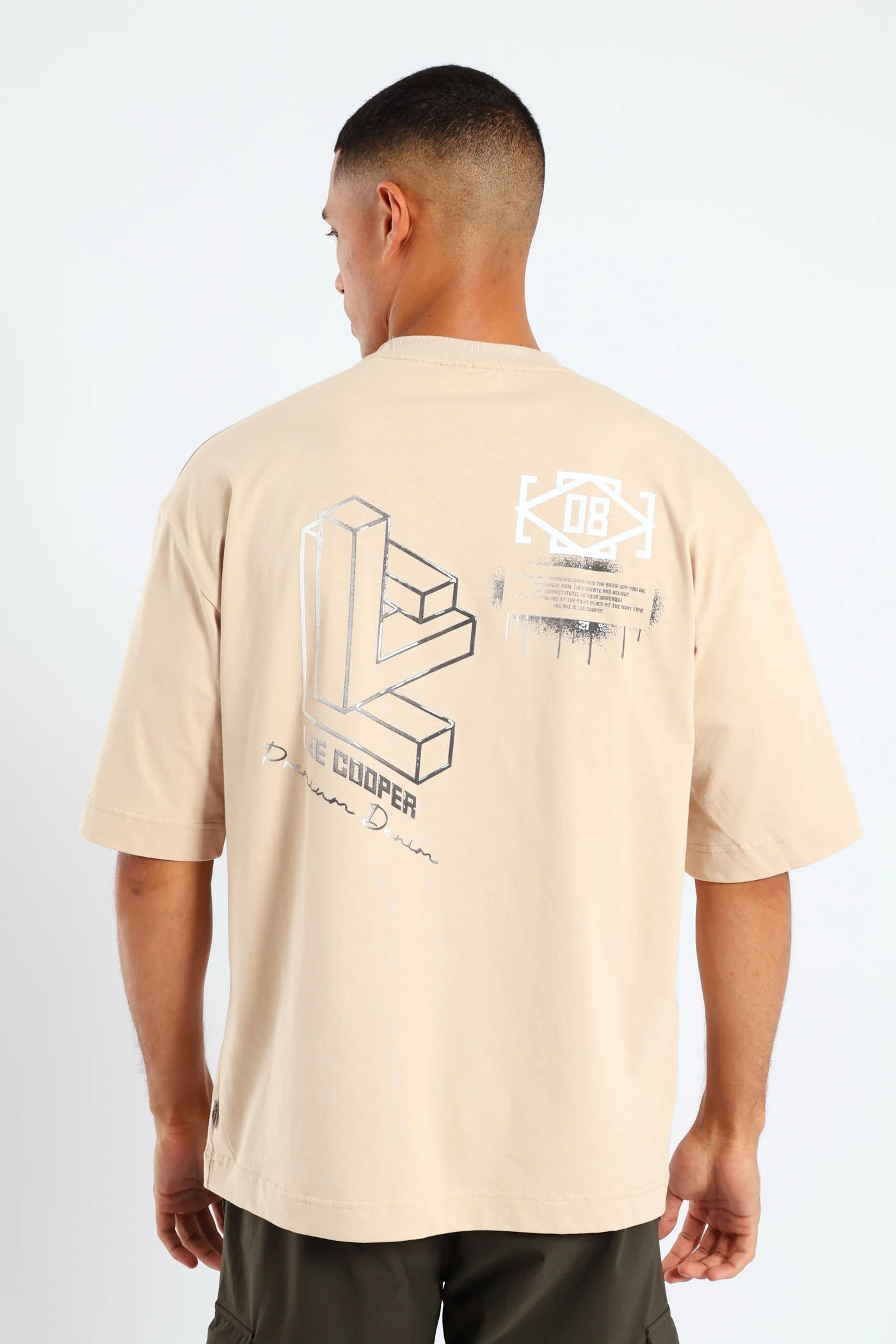 Tariq Tee - Cream - Image 4