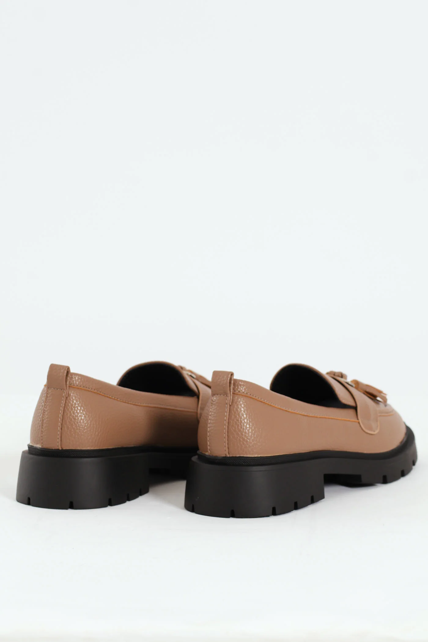 Tassel Trim Chunky Loafer - Blush - Image 4