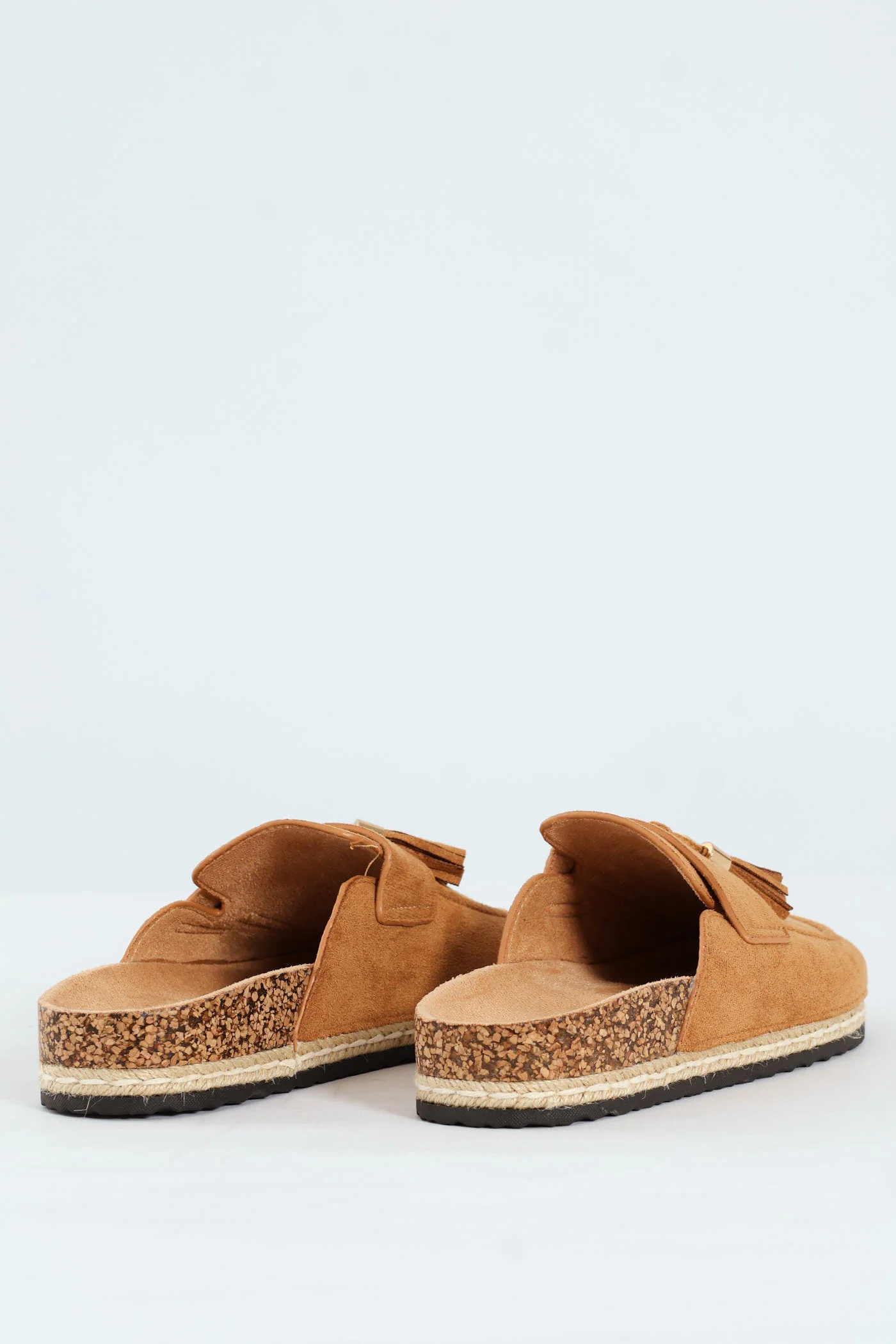 Tassle Detail Push In Mule - Natural - Image 3