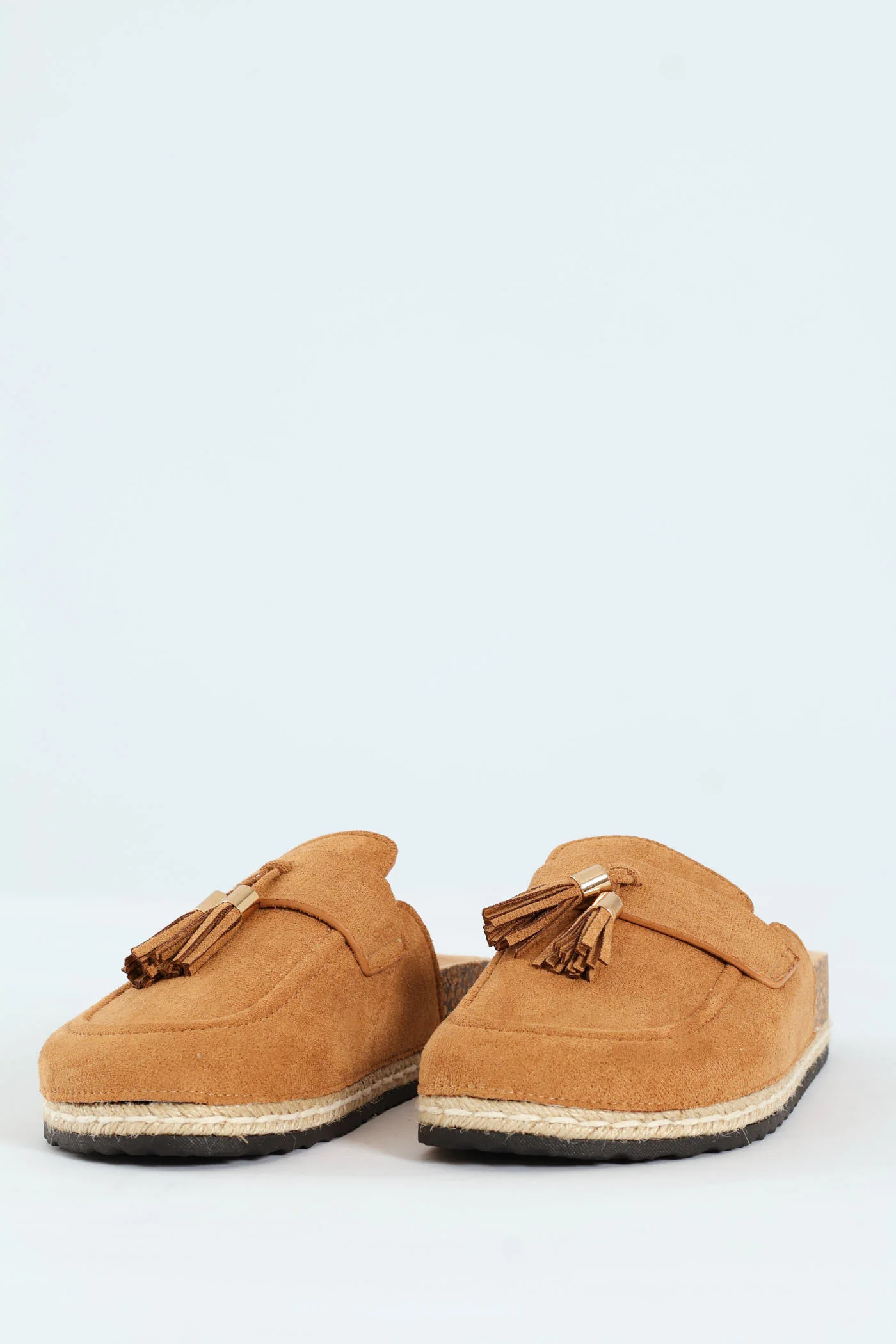Tassle Detail Push In Mule - Natural - Image 5