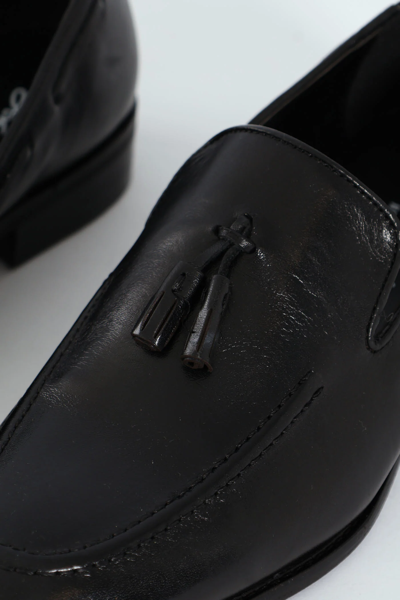 Tassle Loafer - Black - Image 6