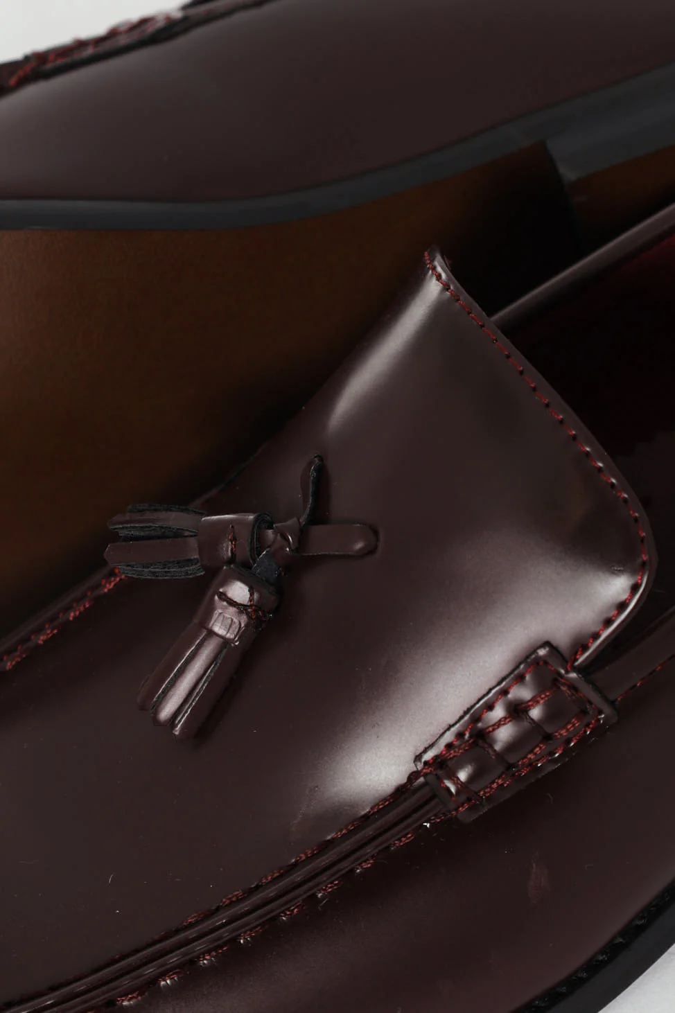 Tassle Loafer - Burgundy - Image 5
