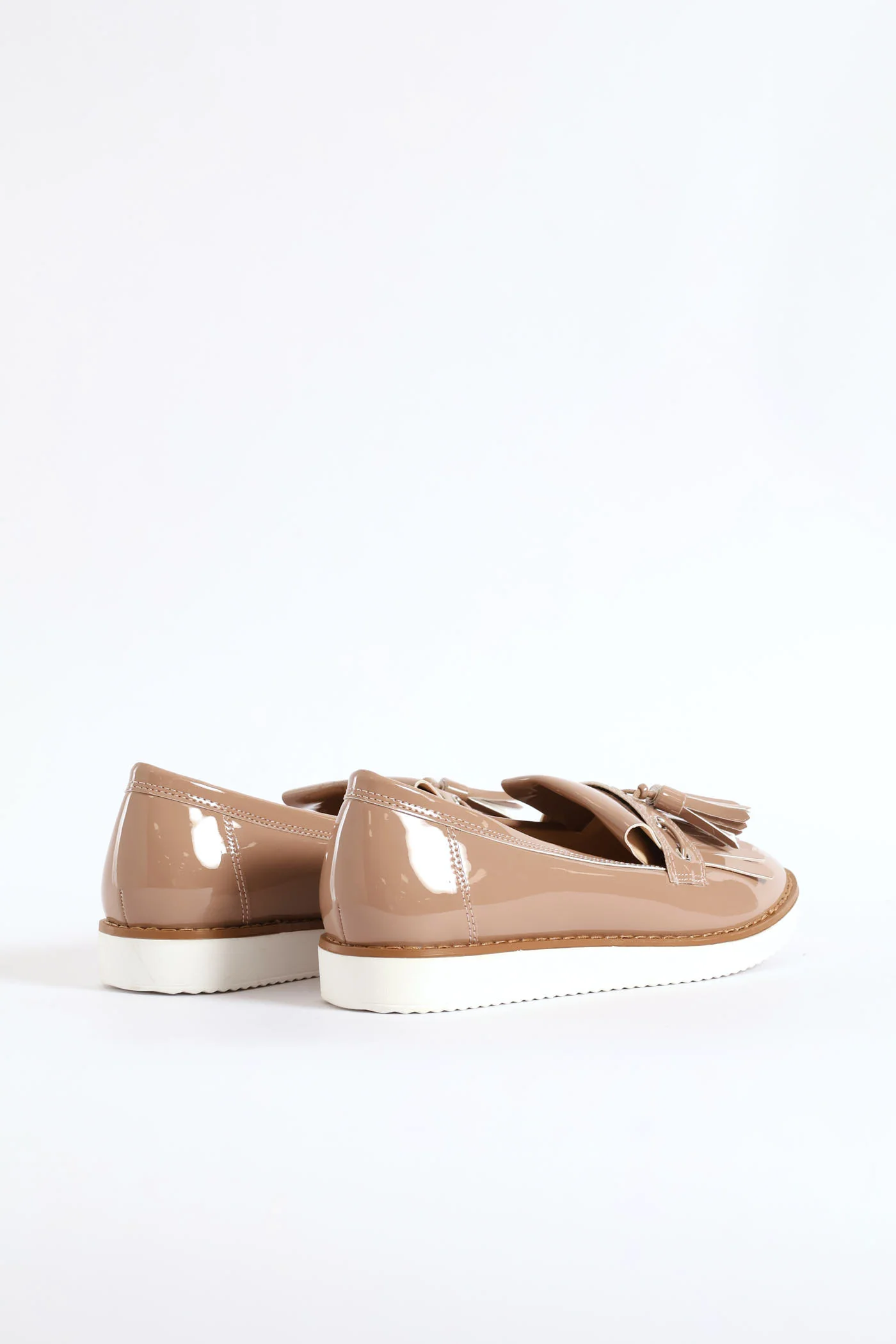 Tassle Trim Boat Shoe - Blush - Image 6