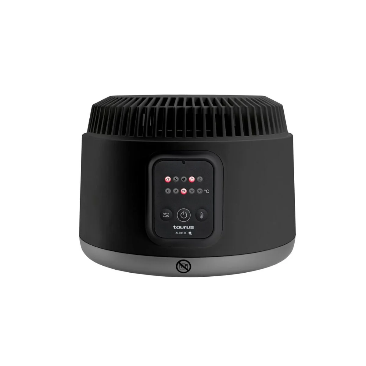 Taurus Adjustable Temperature 2000W Heater - Black - Image 3