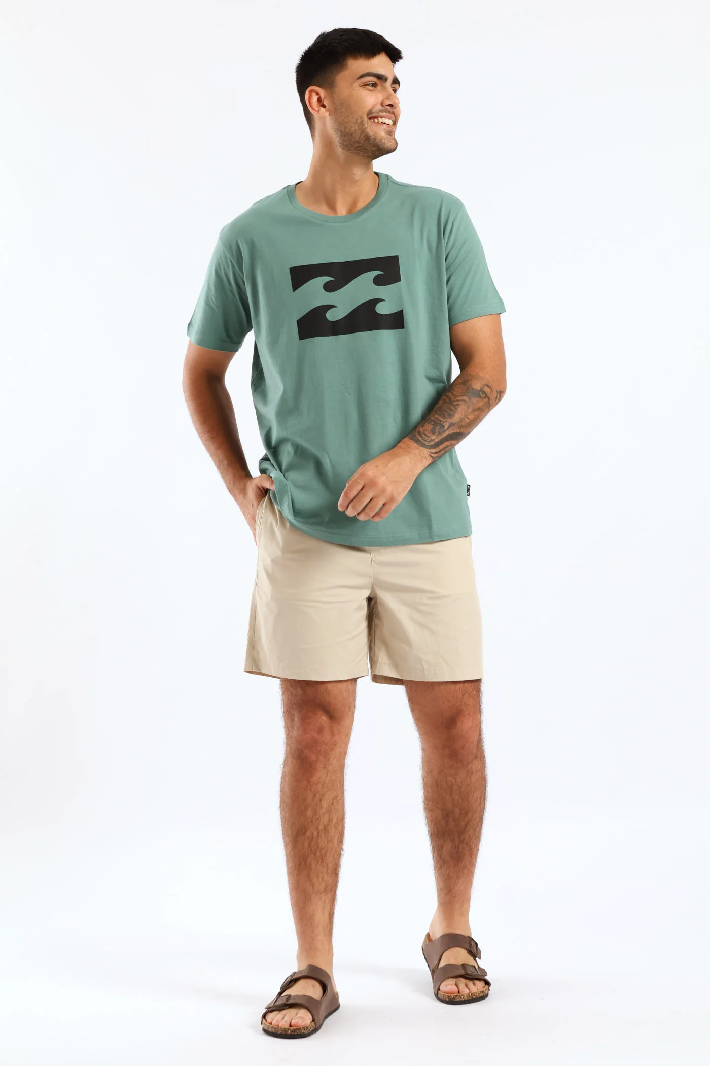Team Wave Tee - Green - Image 8