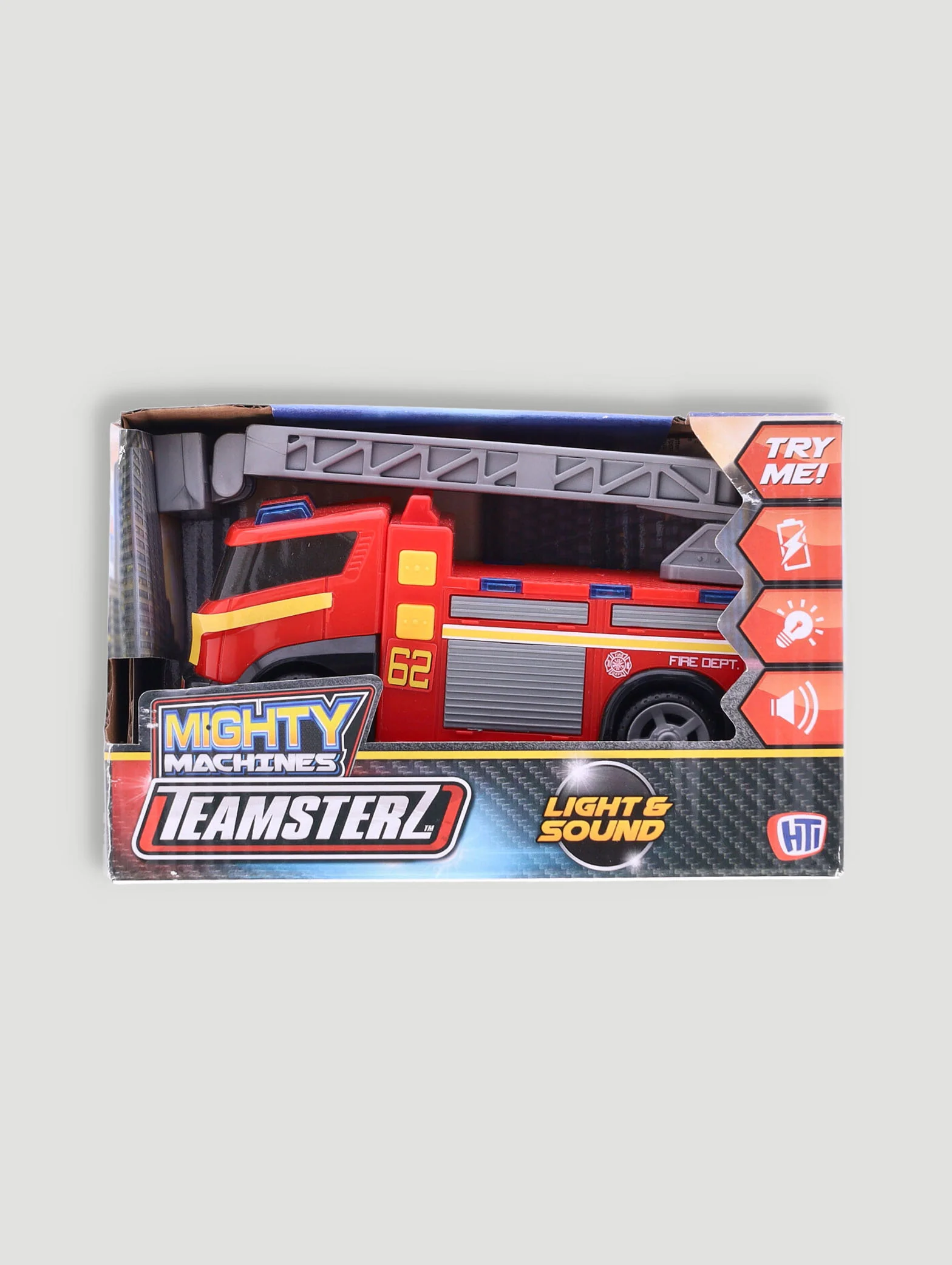 Teamsterz Small Lights & Sounds Fire Engine - Multi - Image 2