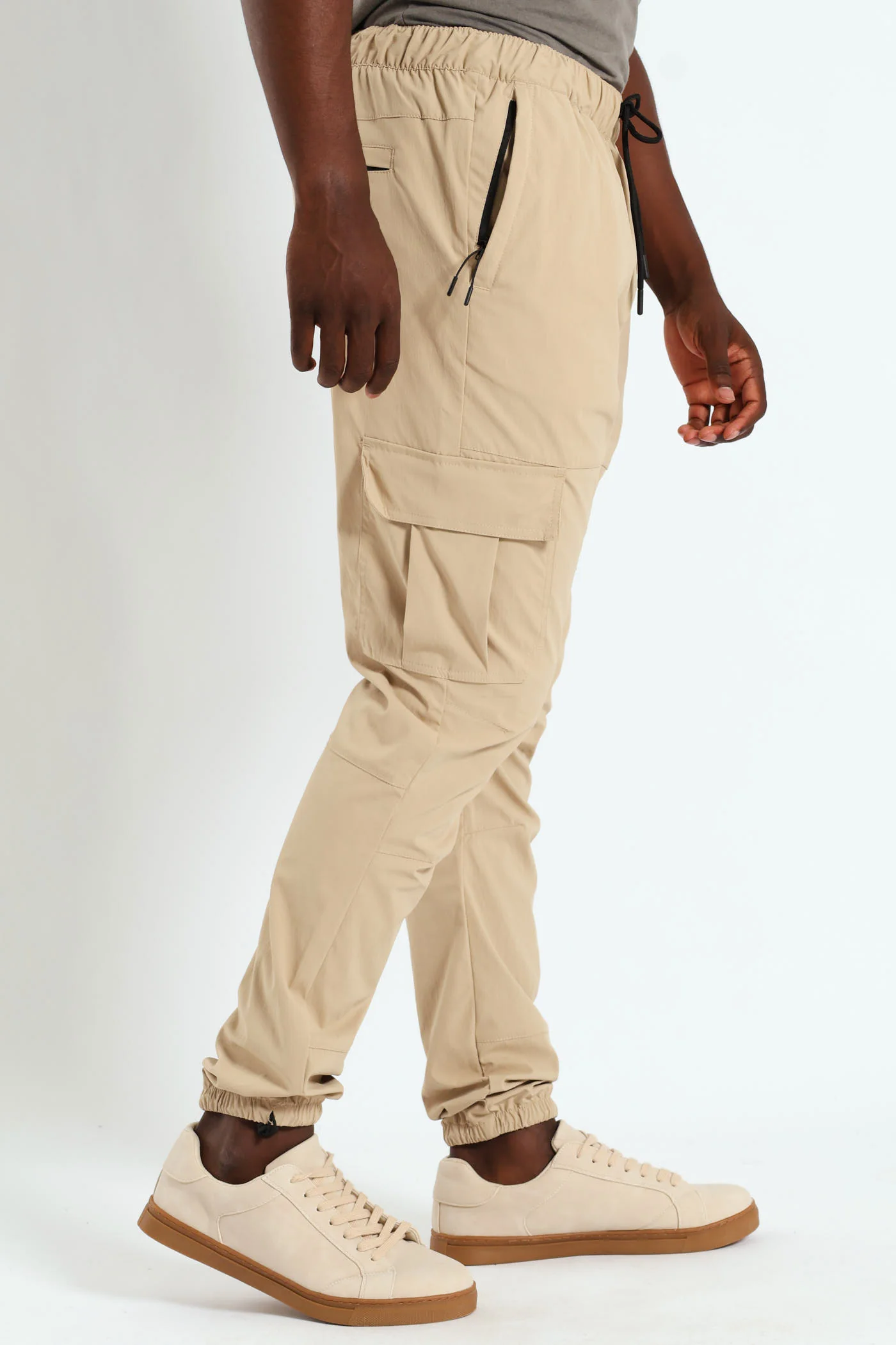 Technical Cargo Utility Jogger - Stone - Image 3