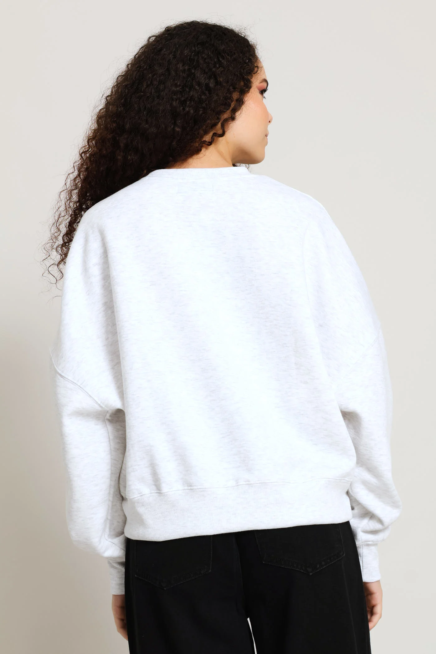 Teddy Crew Fleece Pullover - Grey Melange - Image 4