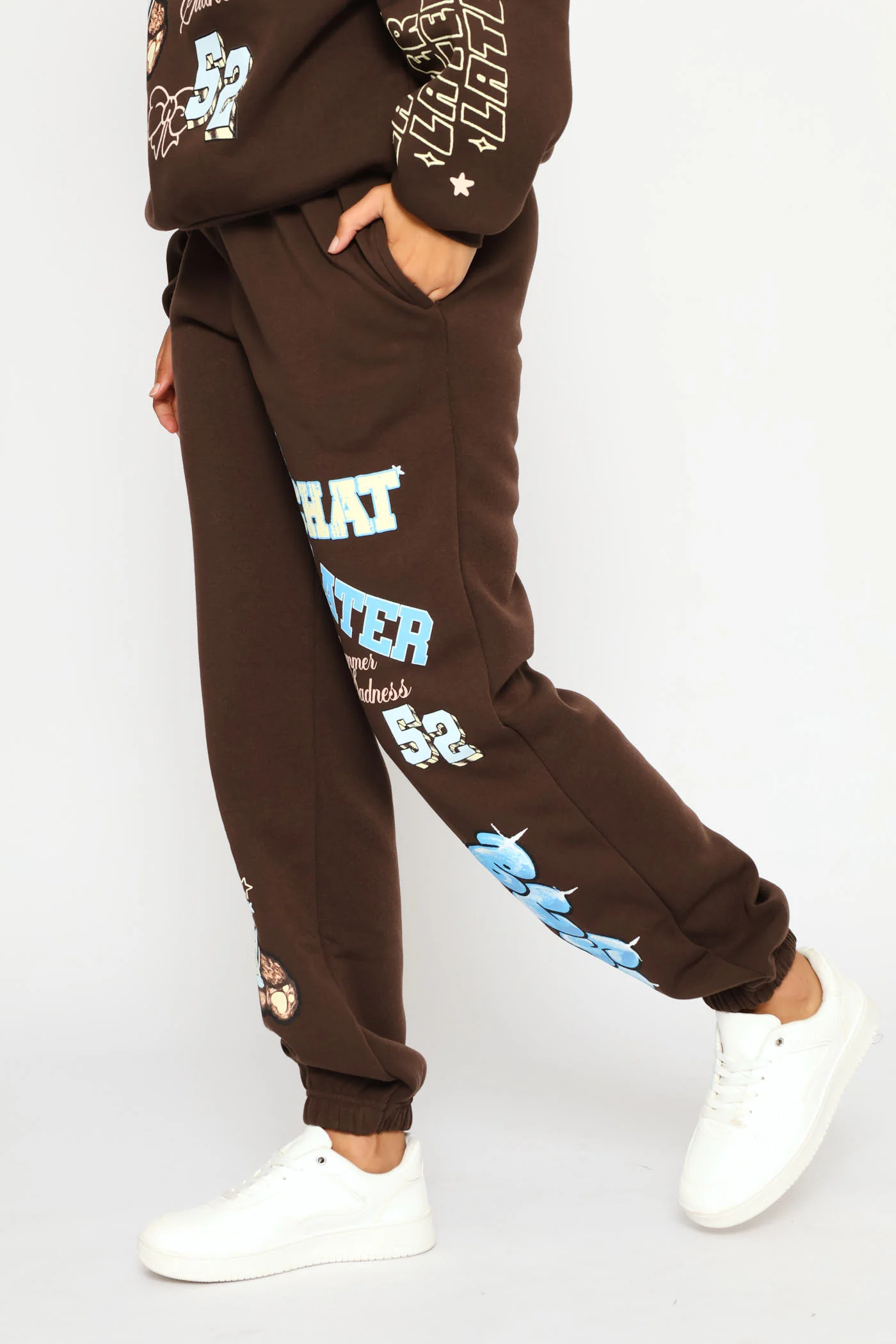 Teddy Jogger - Chocolate - Image 4