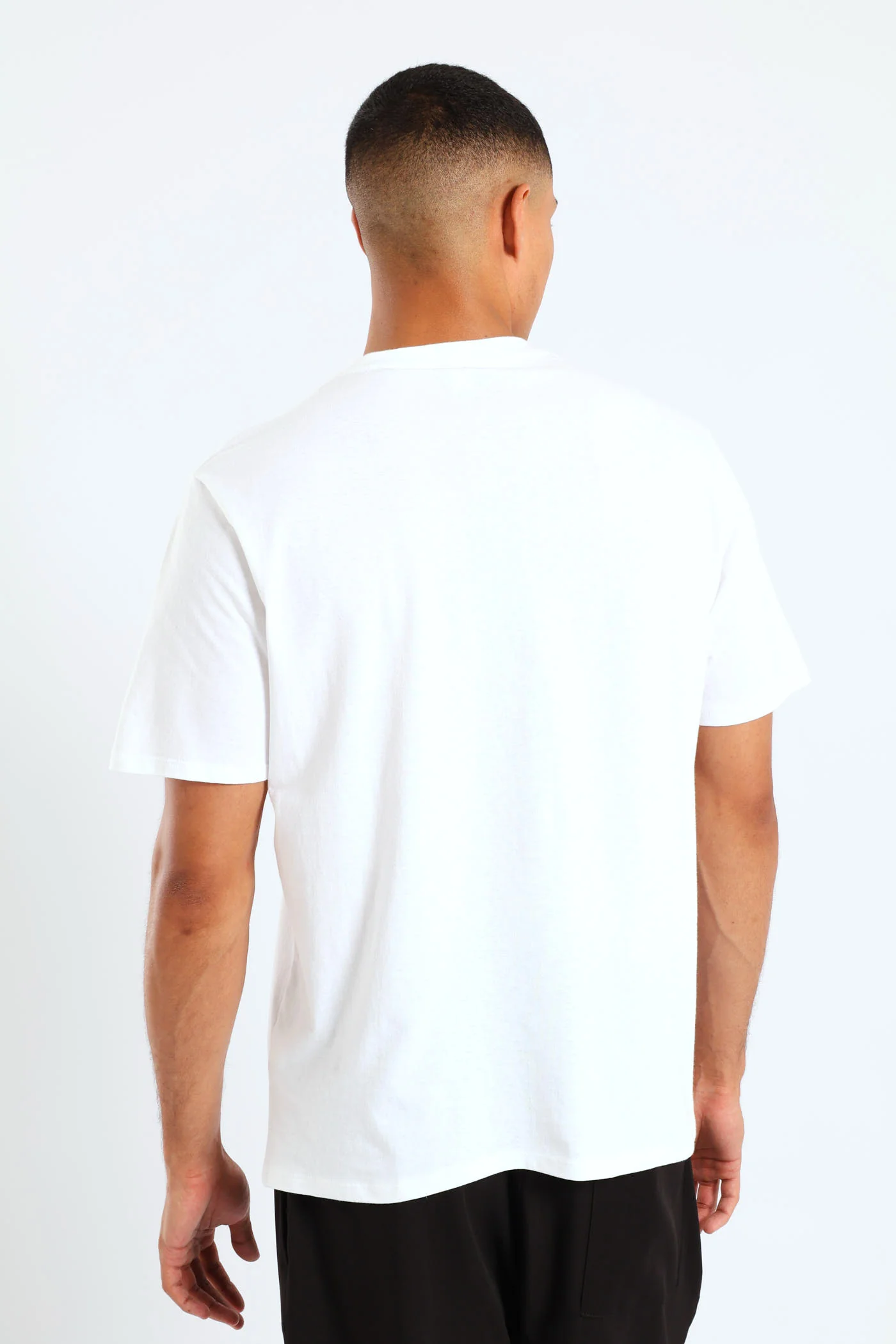 Teddy Printed Basic Tee - White - Image 2
