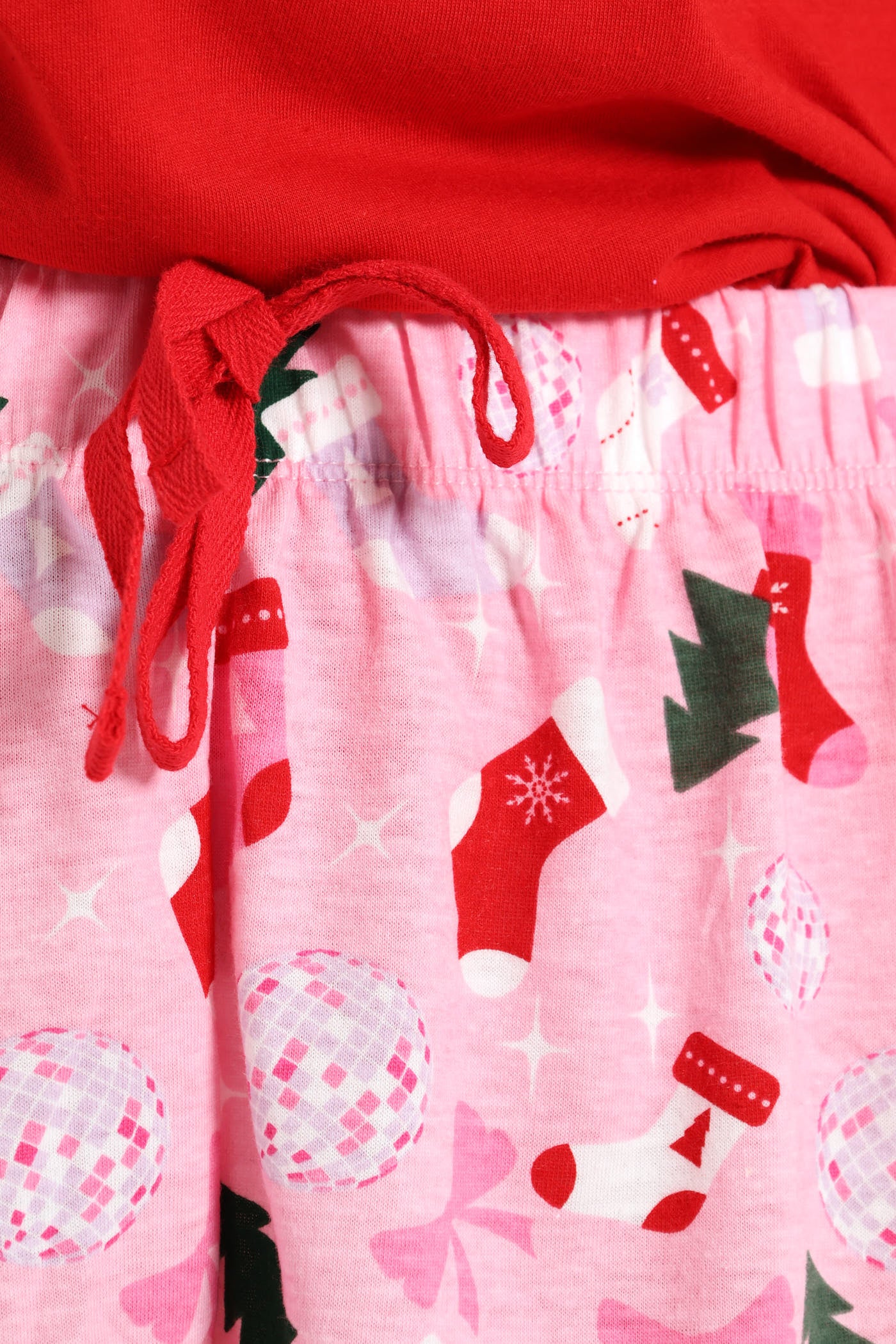 Tee & Short Christmas Era Knit Set - Pink - Image 4