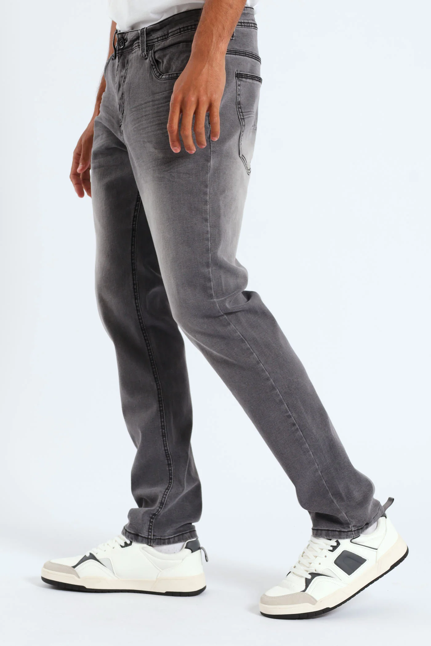 Terminator Slim Denim - Medium Grey - Image 2