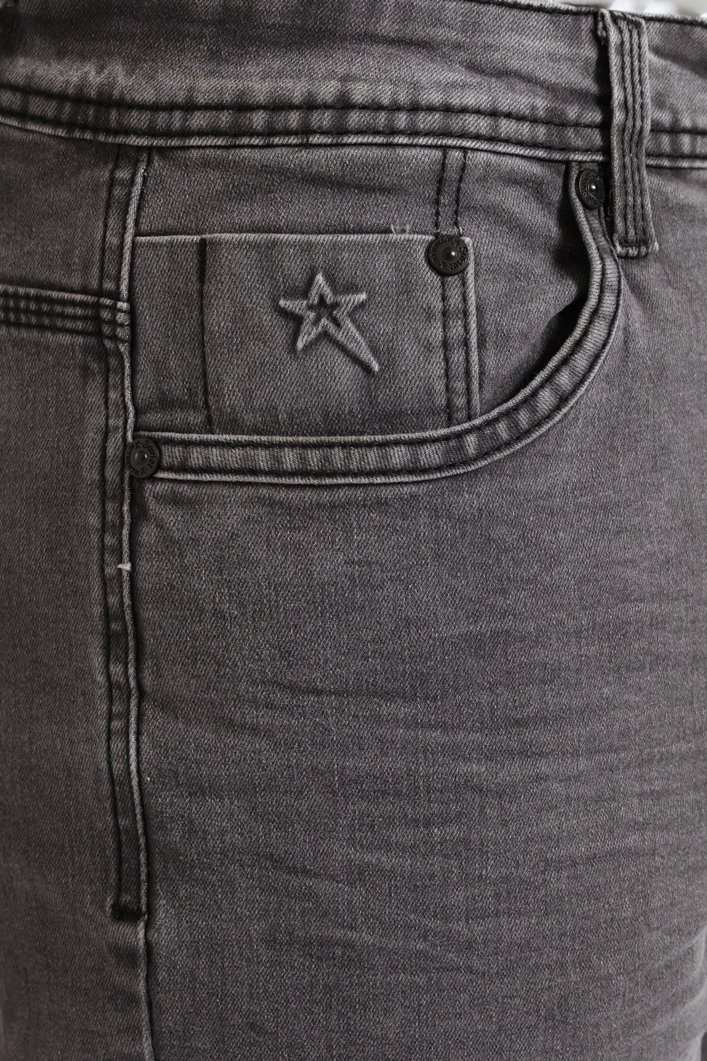 Terminator Straight Denim - Medium Grey - Image 2