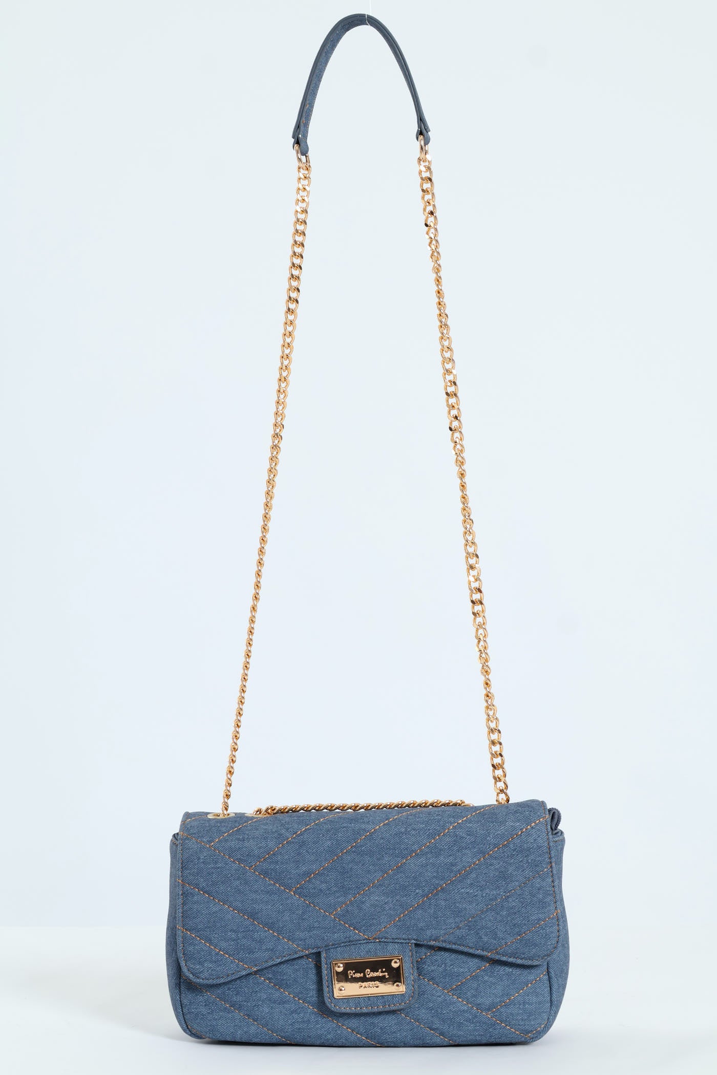 Tessa Shoulder Chain Bag - Denim - Image 2