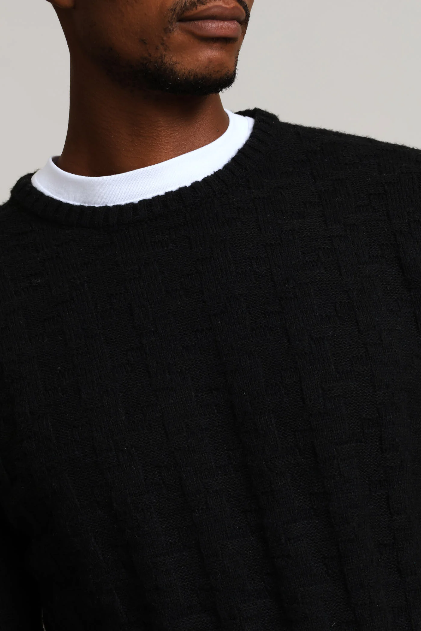 Tetris Crew Knitwear - Black - Image 3