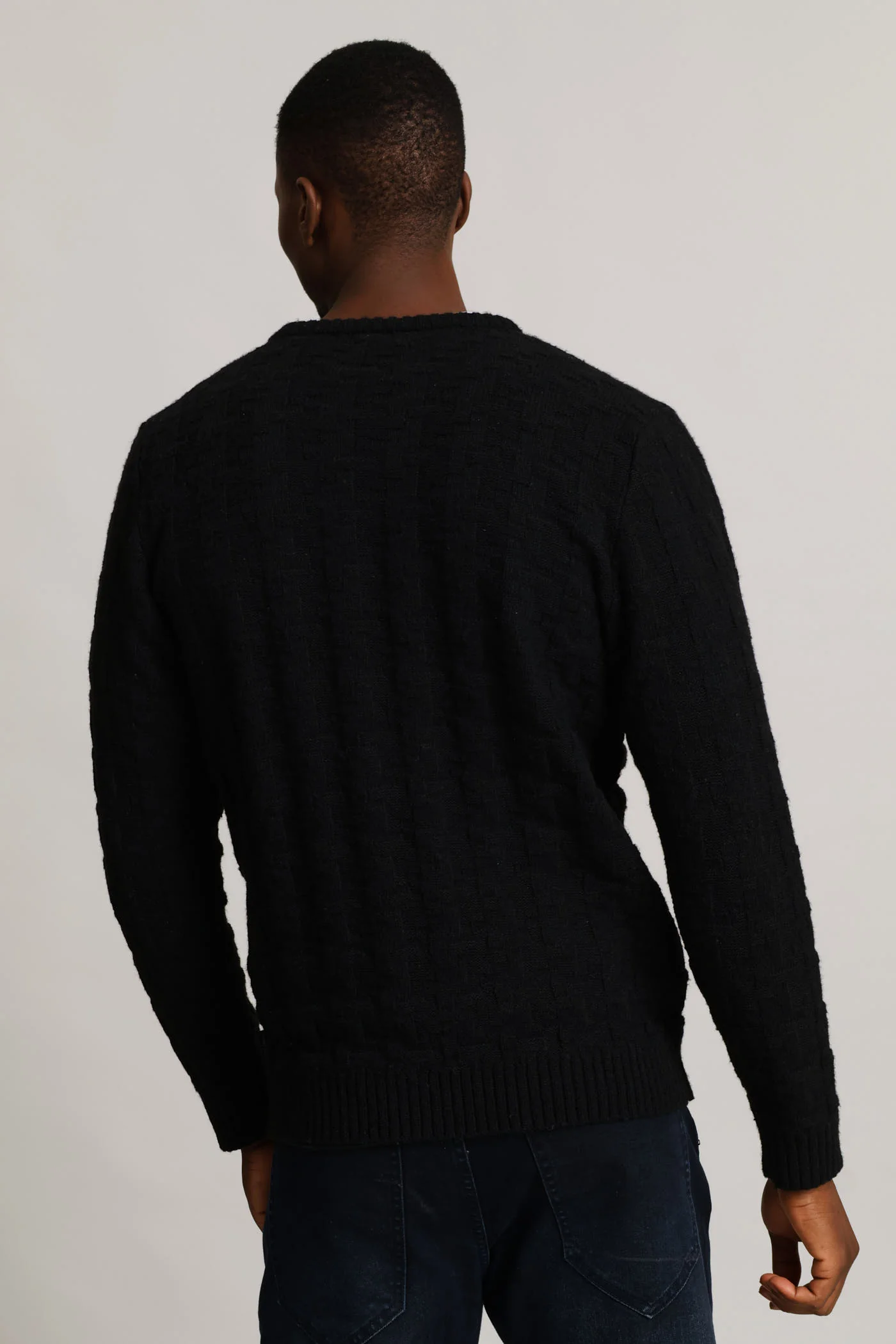 Tetris Crew Knitwear - Black - Image 5