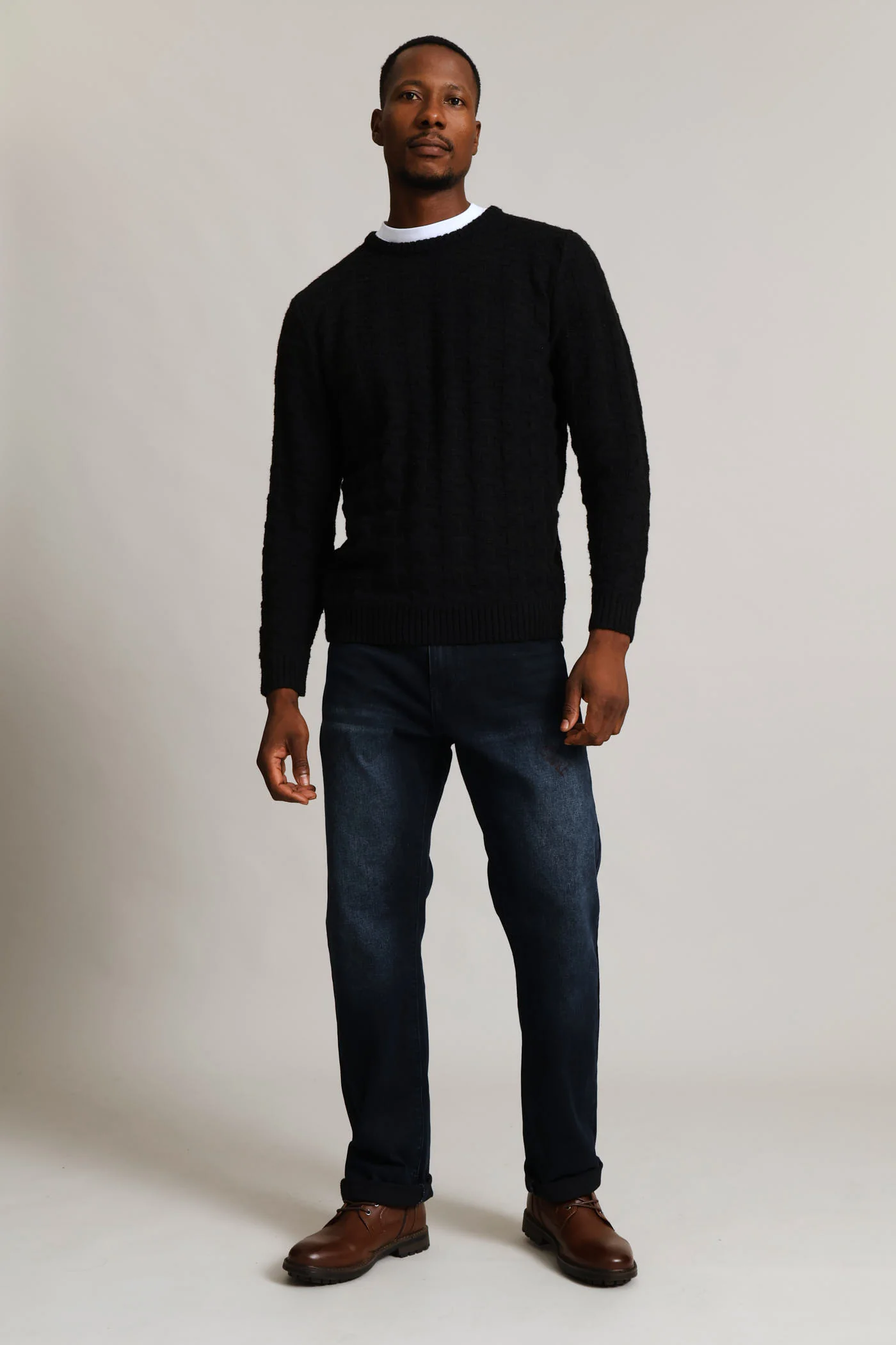 Tetris Crew Knitwear - Black - Image 6