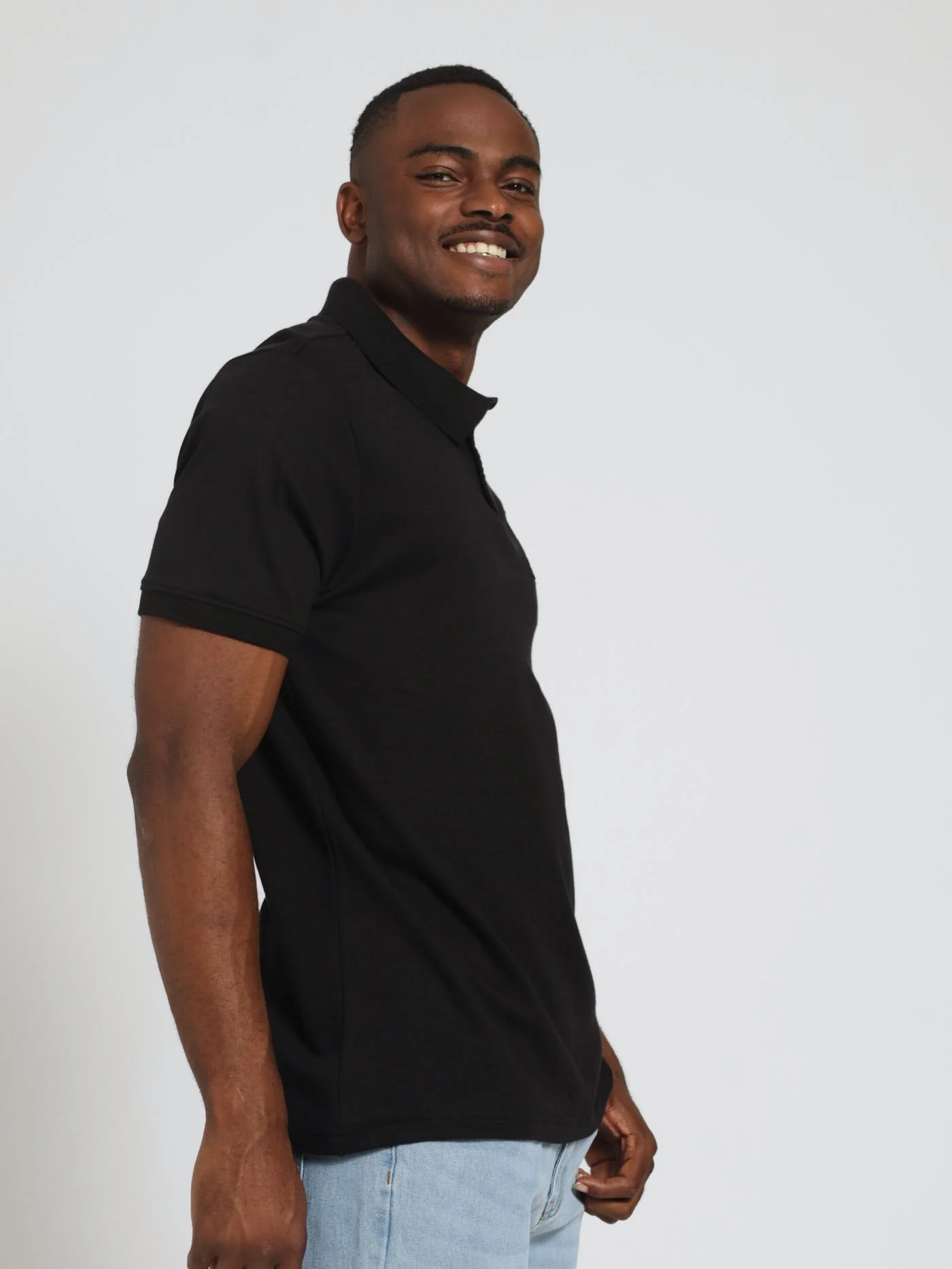 Texture Shoulder Golfer - Black - Image 2