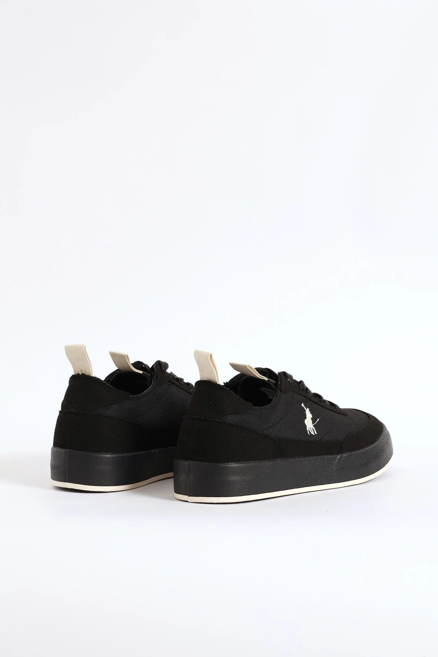 Textured Court Sneaker - Black - Image 4