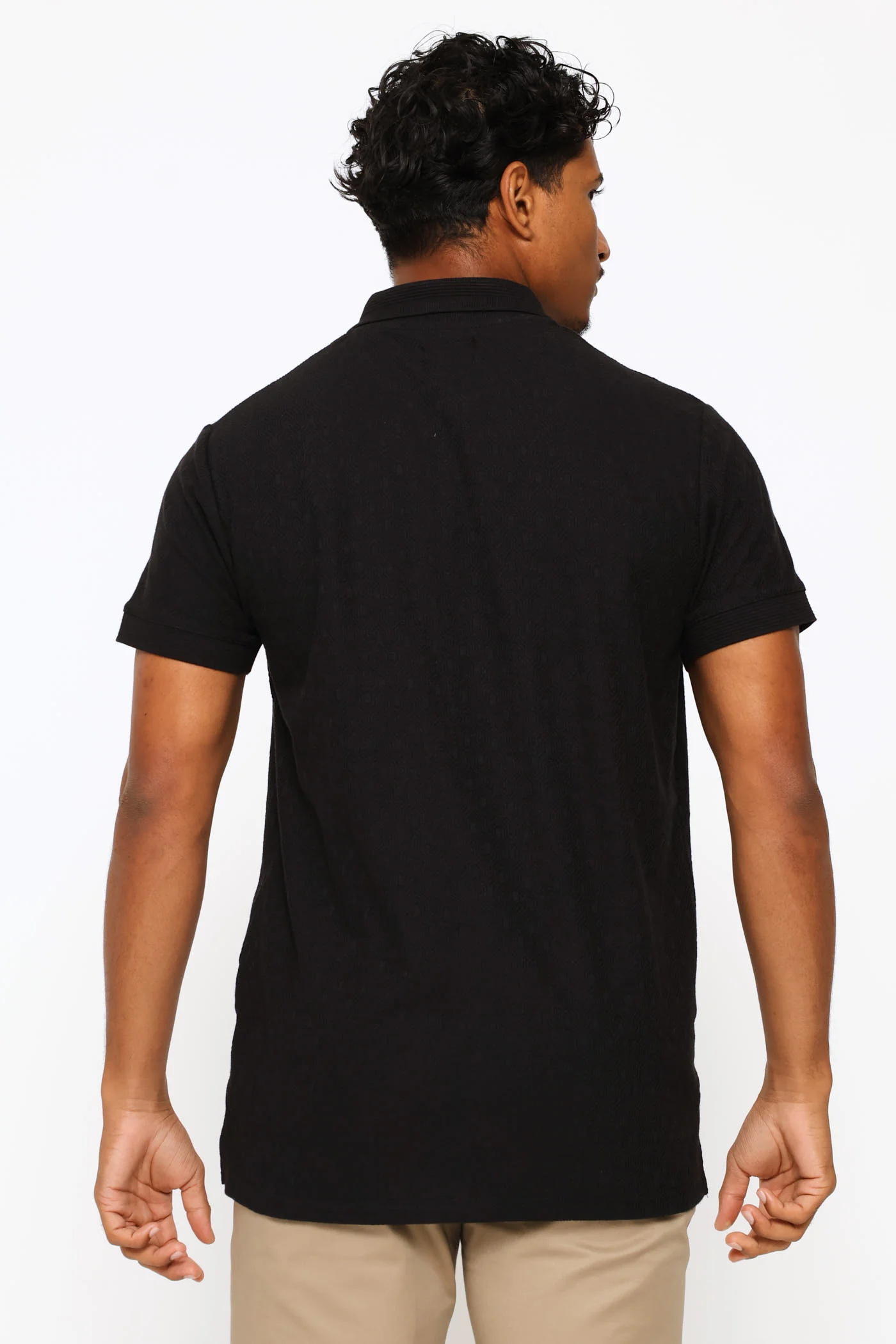 Textured Golfer - Black - Image 4