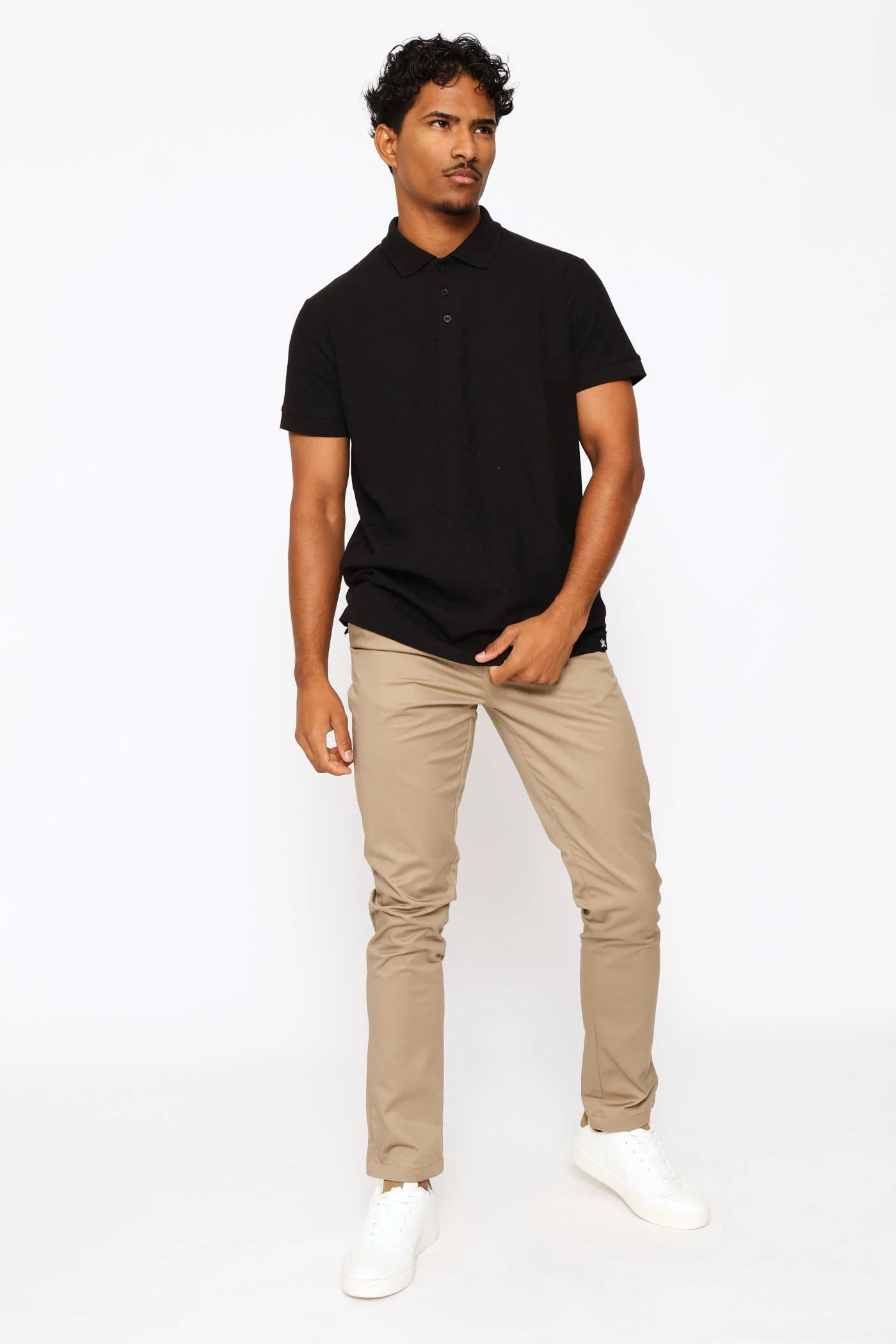 Textured Golfer - Black - Image 5